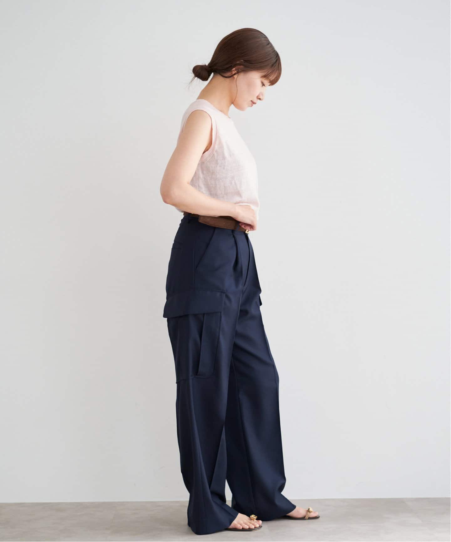 追加2》ウォッシャブル カーゴスラックス（カーゴパンツ）｜IENA