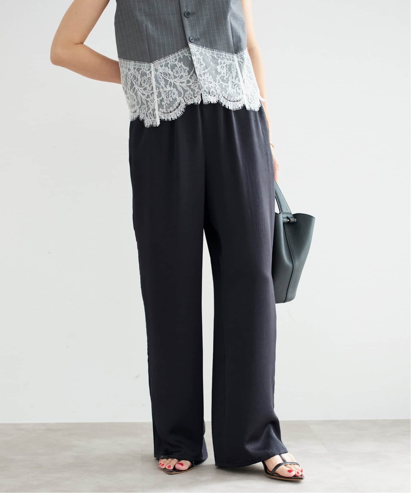 WEB限定/追加》サテンリラックスパンツ（その他パンツ）｜IENA（イエナ