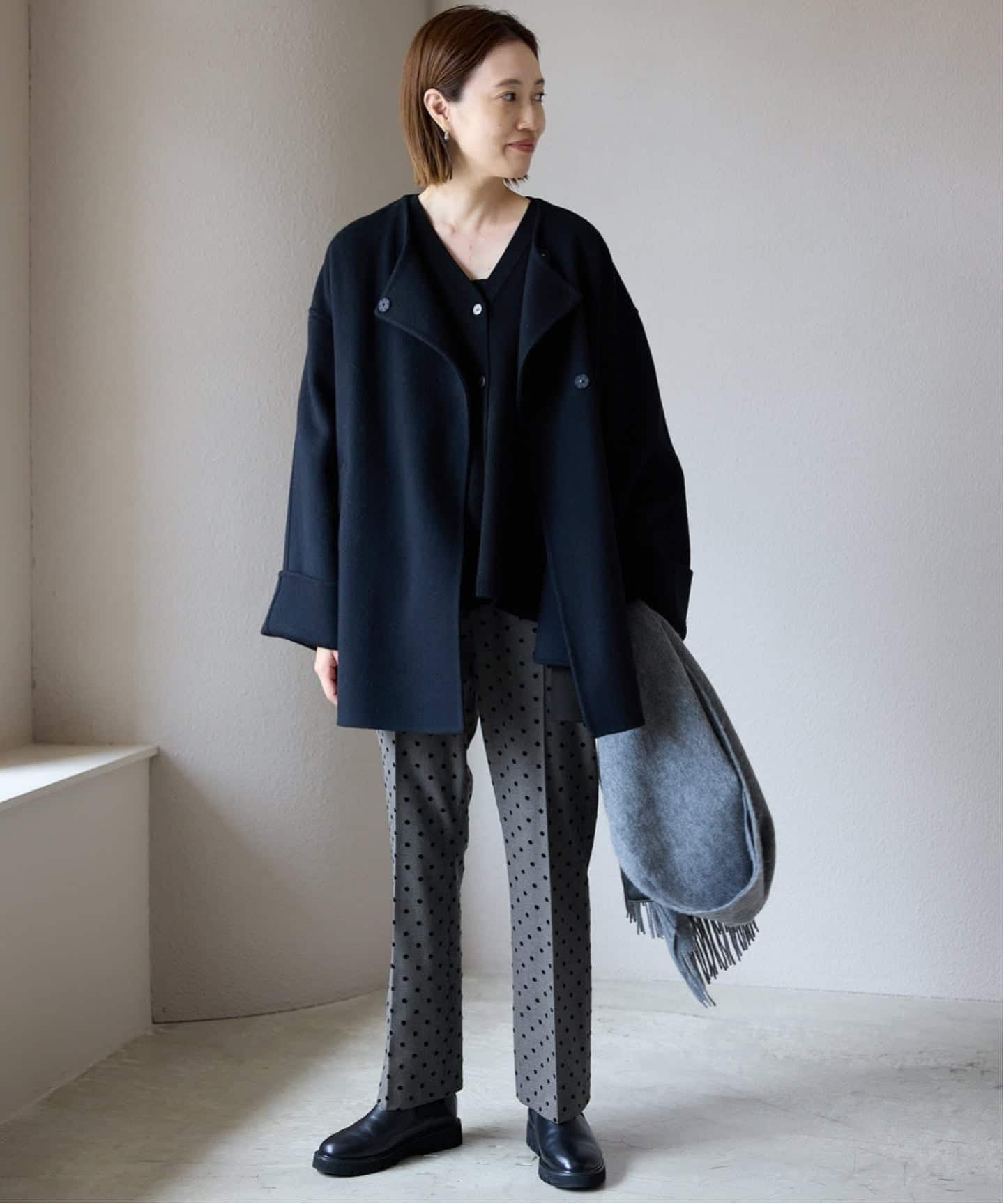 吸湿発熱/追加》CIRCULATE WARM スティックパンツ（スラックス