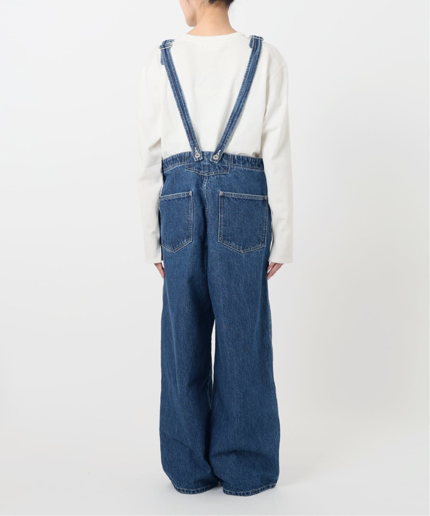 LE DENIM BARE BK サロペット（サロペット／オーバーオール）｜SLOBE