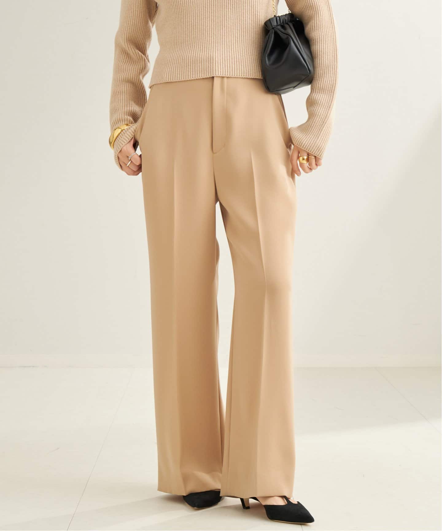 追加》washable straight パンツ（スラックス）｜Plage（プラージュ