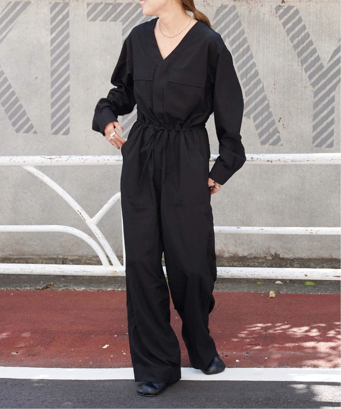 VネックL/Sオールインワン（つなぎ／オールインワン）｜OUTDOOR