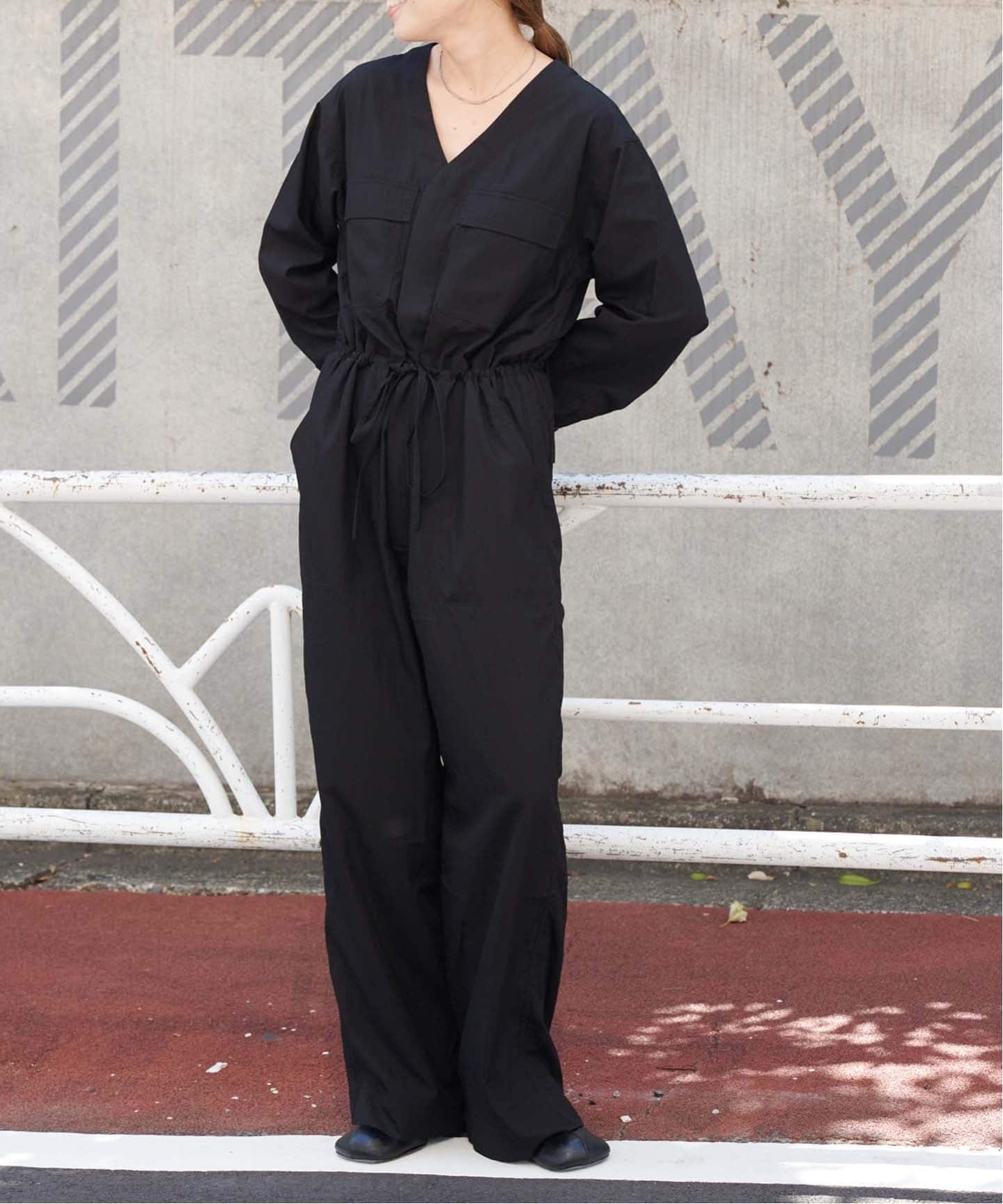 VネックL/Sオールインワン（つなぎ／オールインワン）｜OUTDOOR