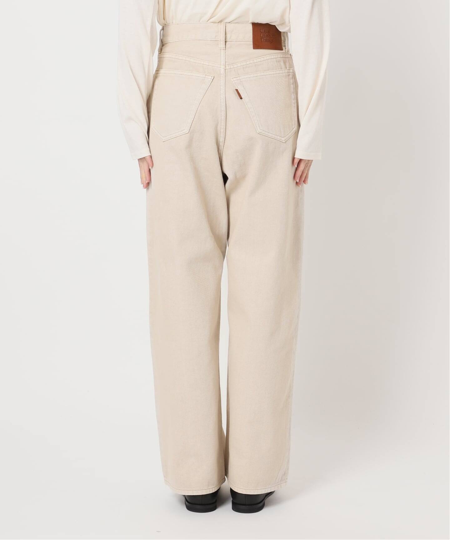 ULTフェードデニムハイライズルーズ5PKT（デニムパンツ・ジーンズ