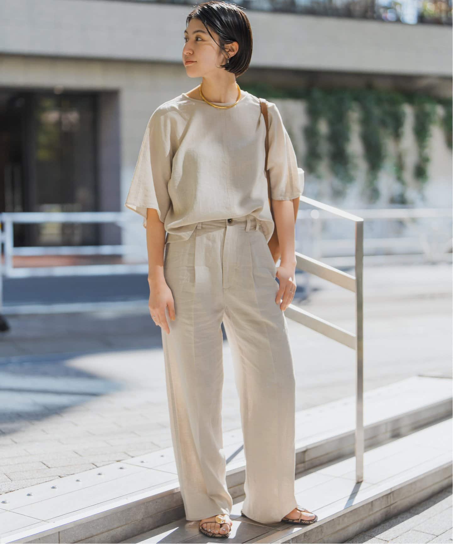 ハイブリッドラミー1タックパンツ（その他パンツ）｜Spick and Span