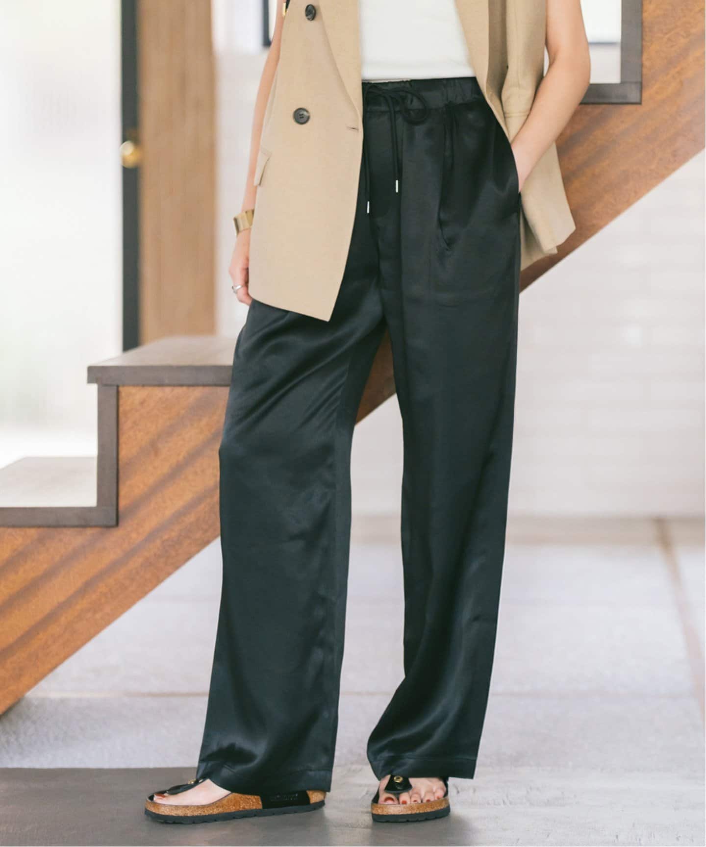 追加》サテンイージーパンツ（その他パンツ）｜Spick and Span