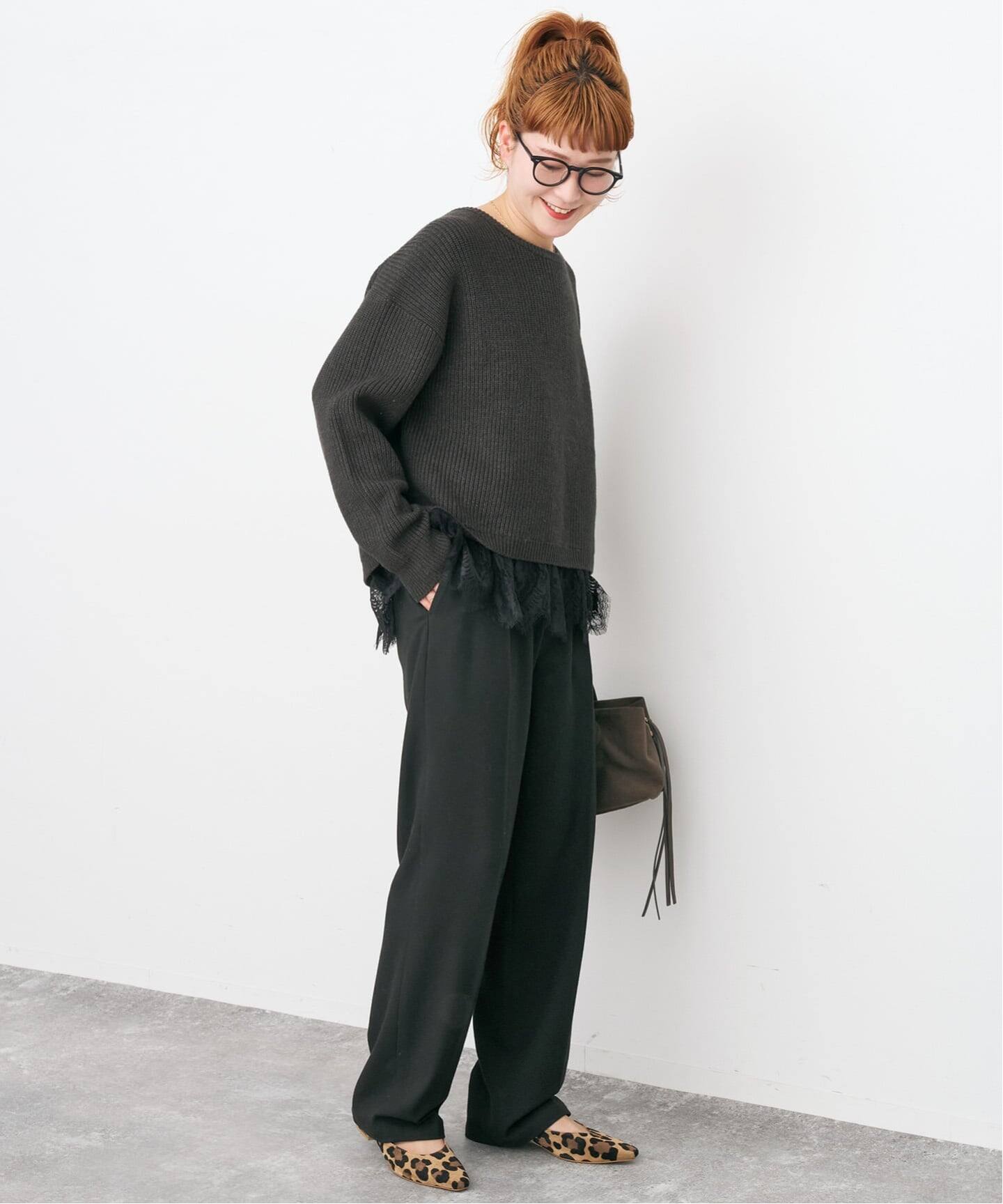 手洗い可》起毛タックテーパードパンツ（スラックス）｜Spick and Span