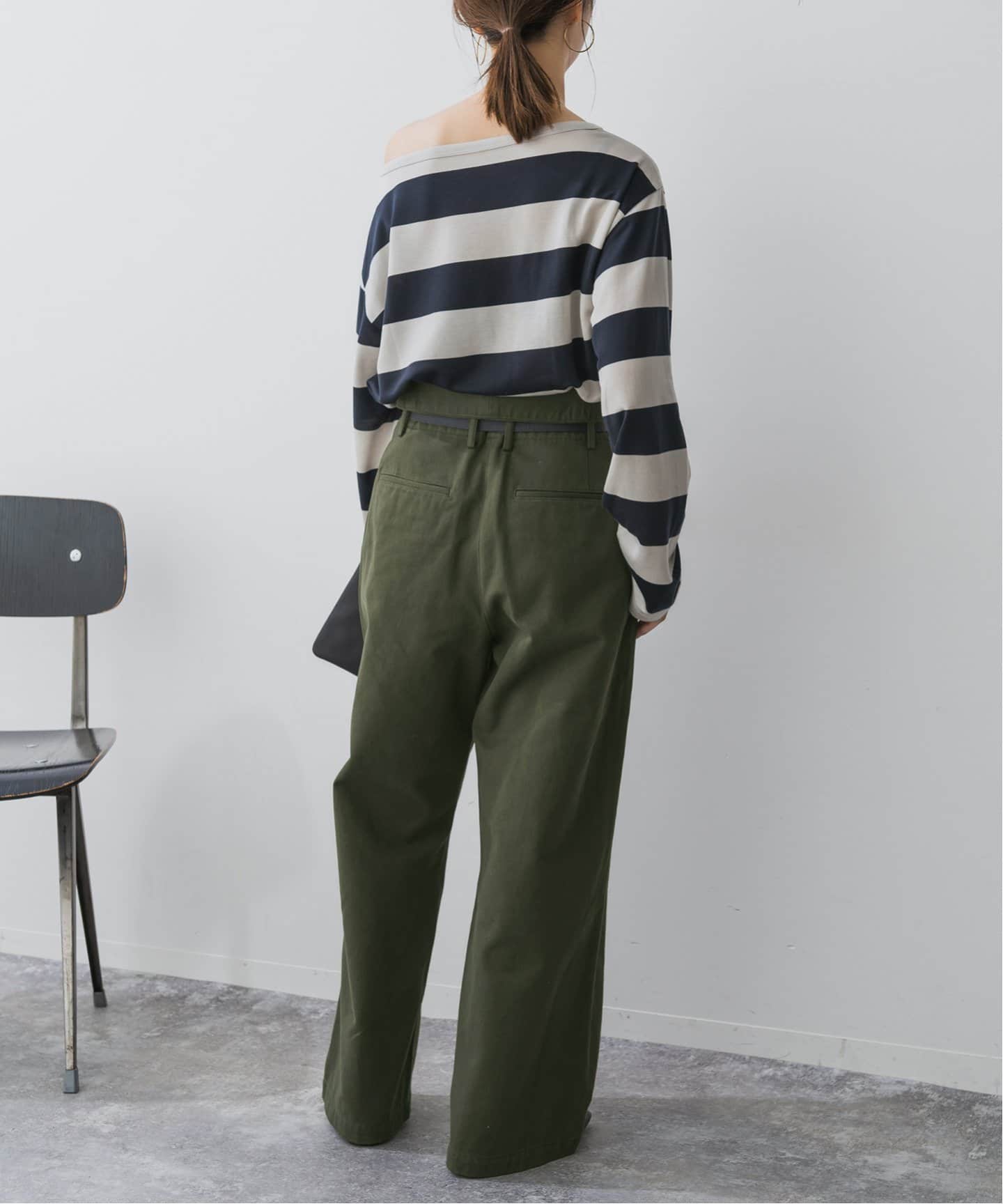 Higuchi*S2WAYハイウエストパンツ（チノパンツ）｜Spick and Span