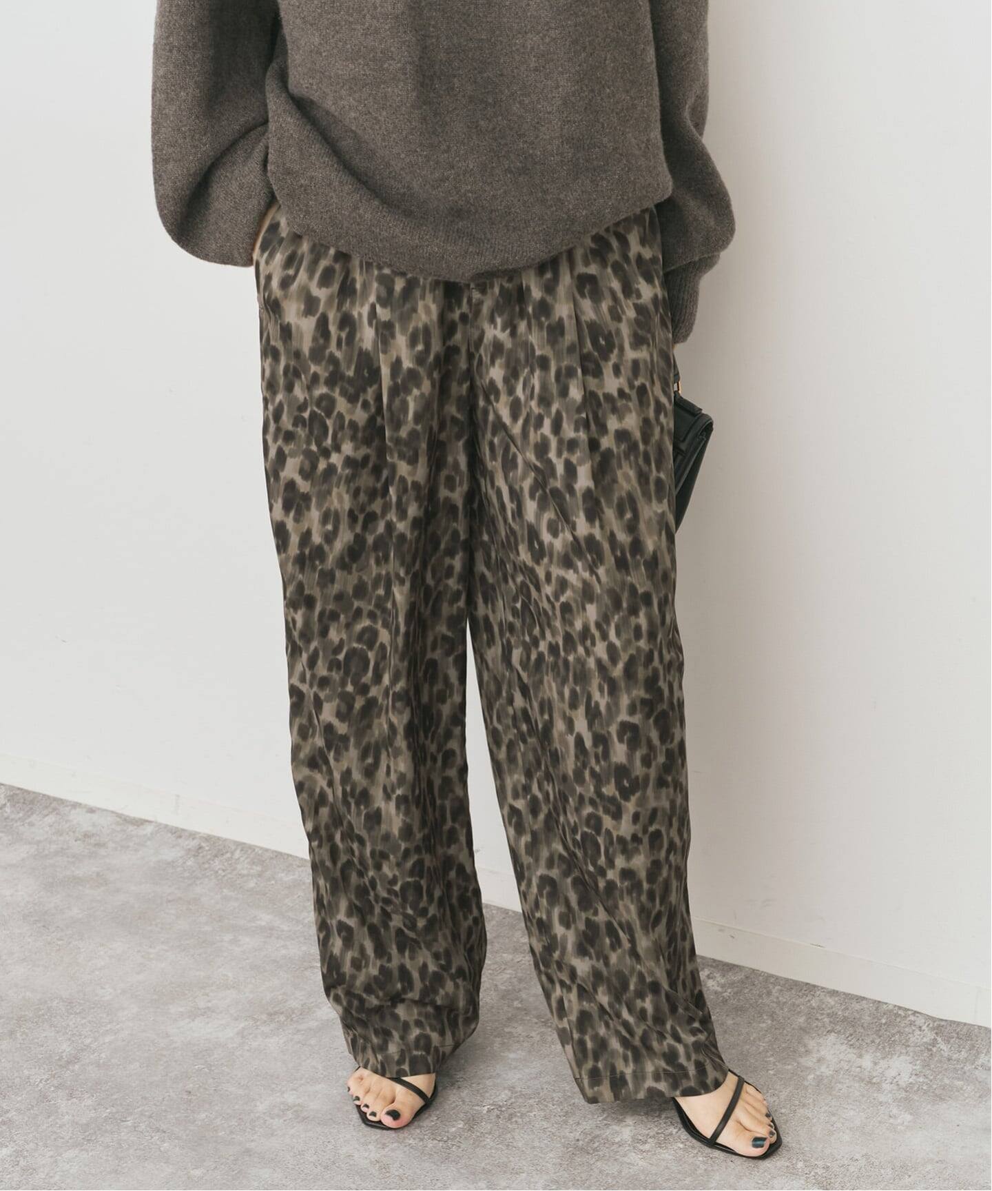 WEB限定 / 追加》レオパードプリントイージーパンツ（その他パンツ
