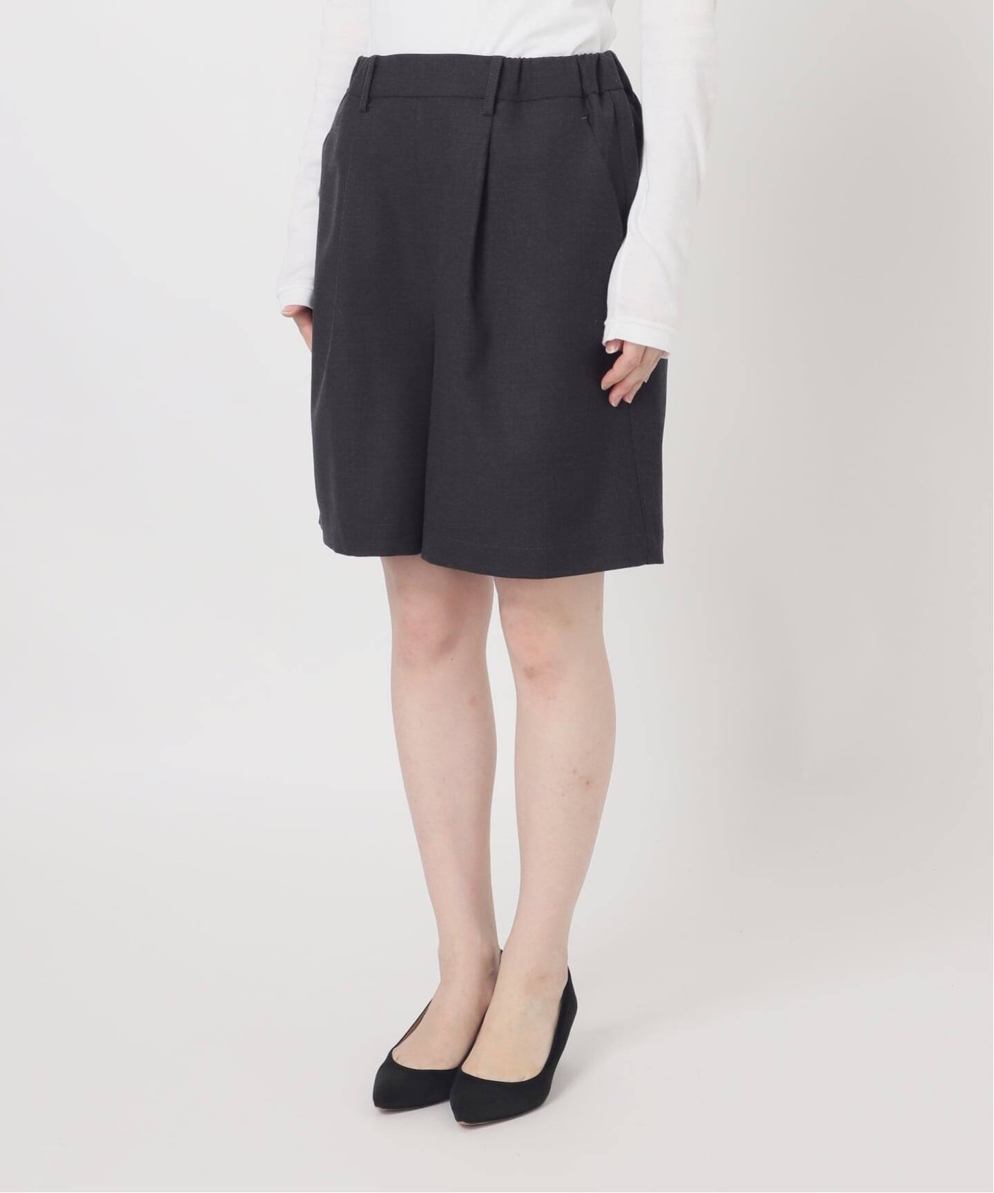 手洗い可》イージーキュロットパンツ（ショート・ハーフパンツ