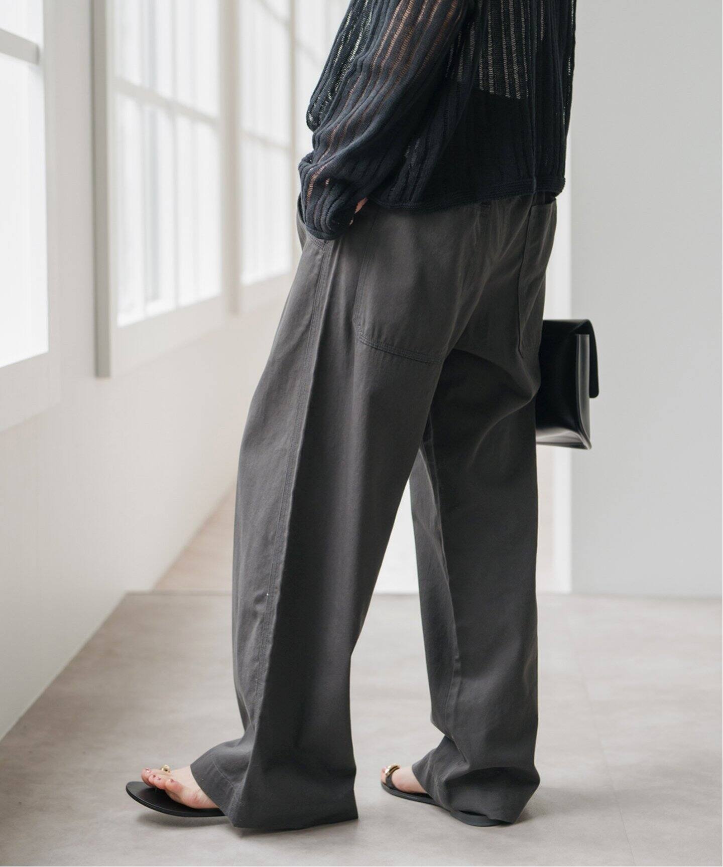 ギャザーチノ（チノパンツ）｜Spick and Span（スピック＆スパン）の