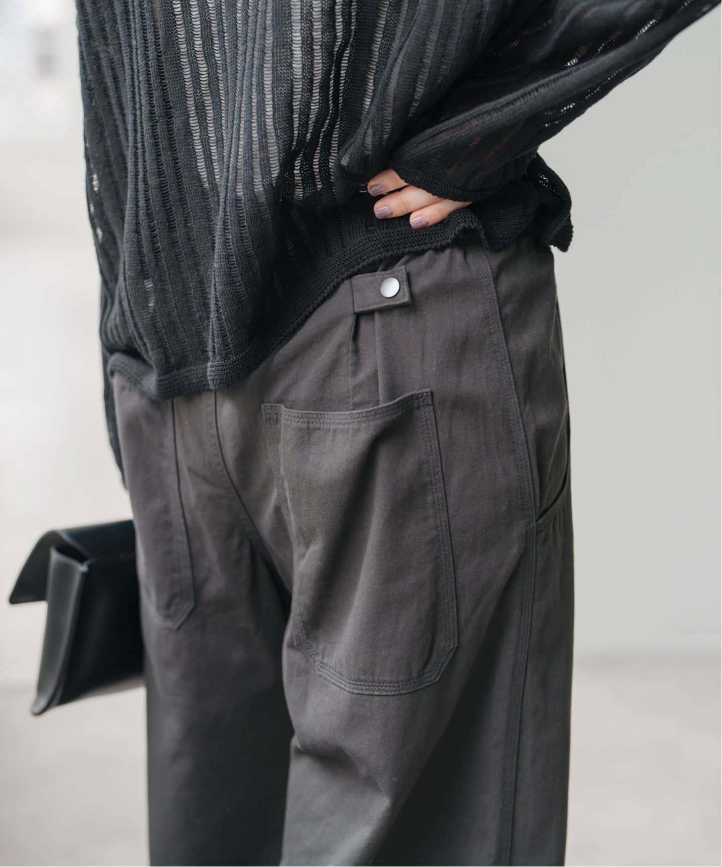 ギャザーチノ（チノパンツ）｜Spick and Span（スピック＆スパン）の