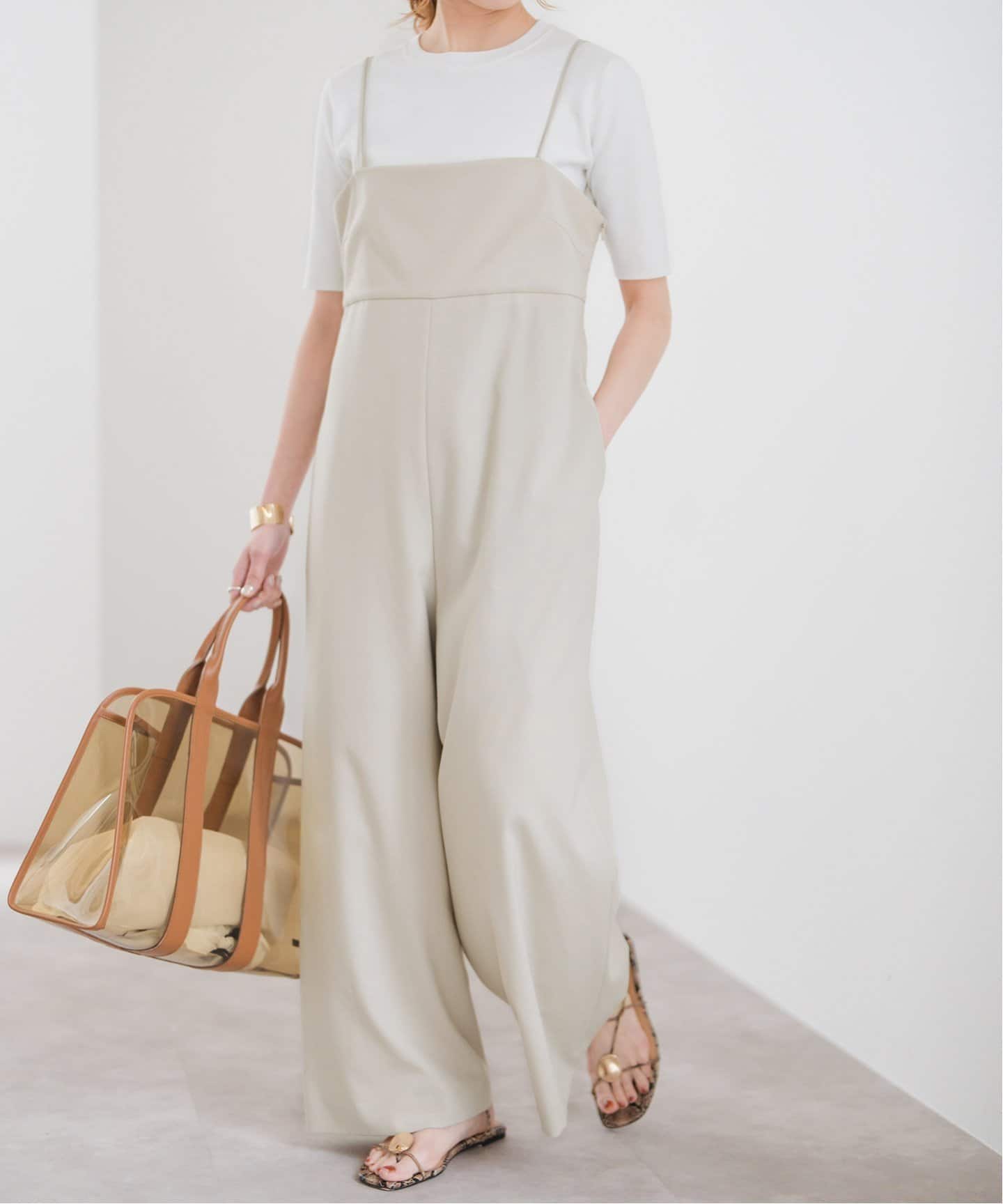 ダブルストリングキャミサロペット（サロペット／オーバーオール