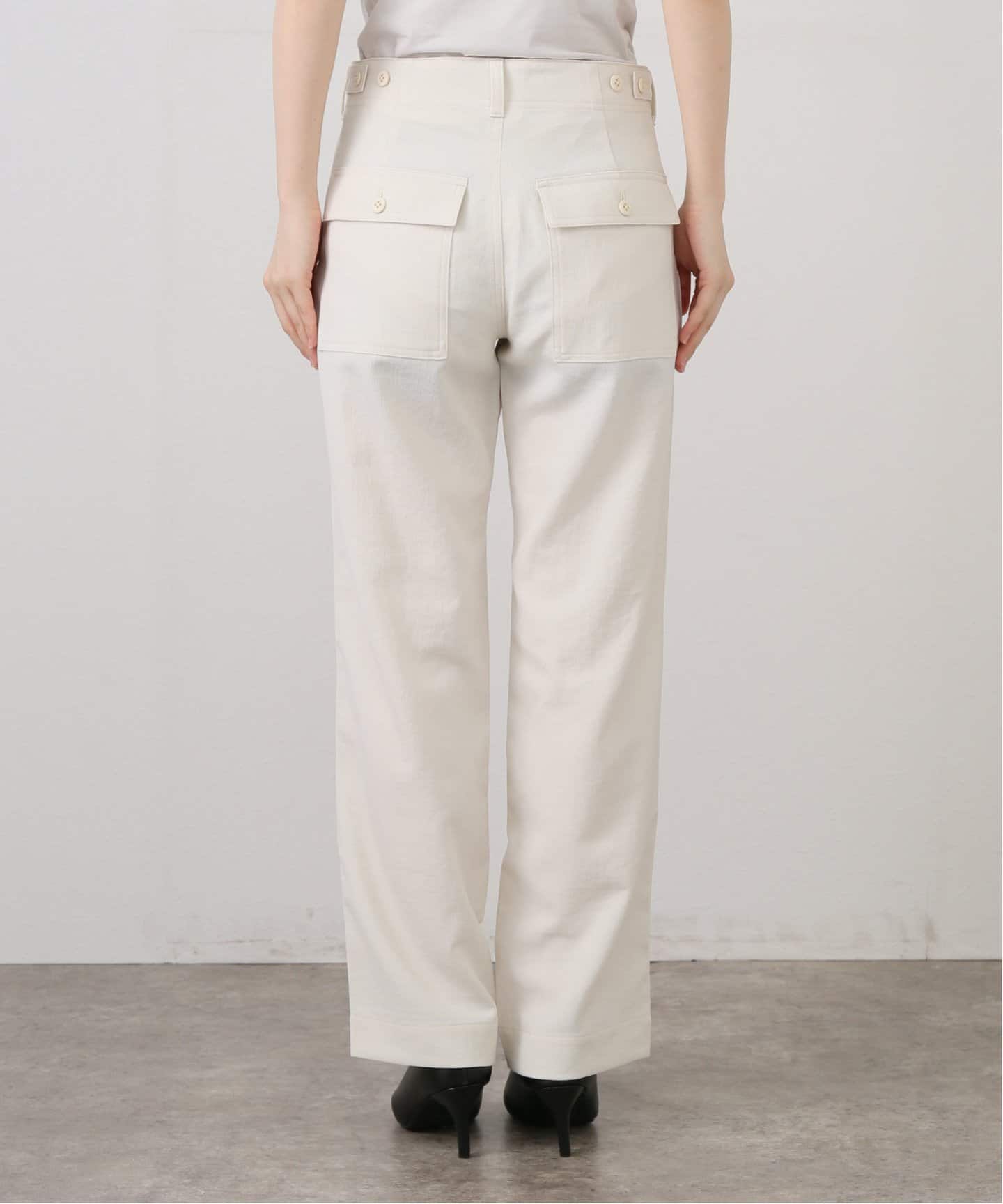 リネンライクルーズベイカーパンツ（カーゴパンツ）｜Spick and Span