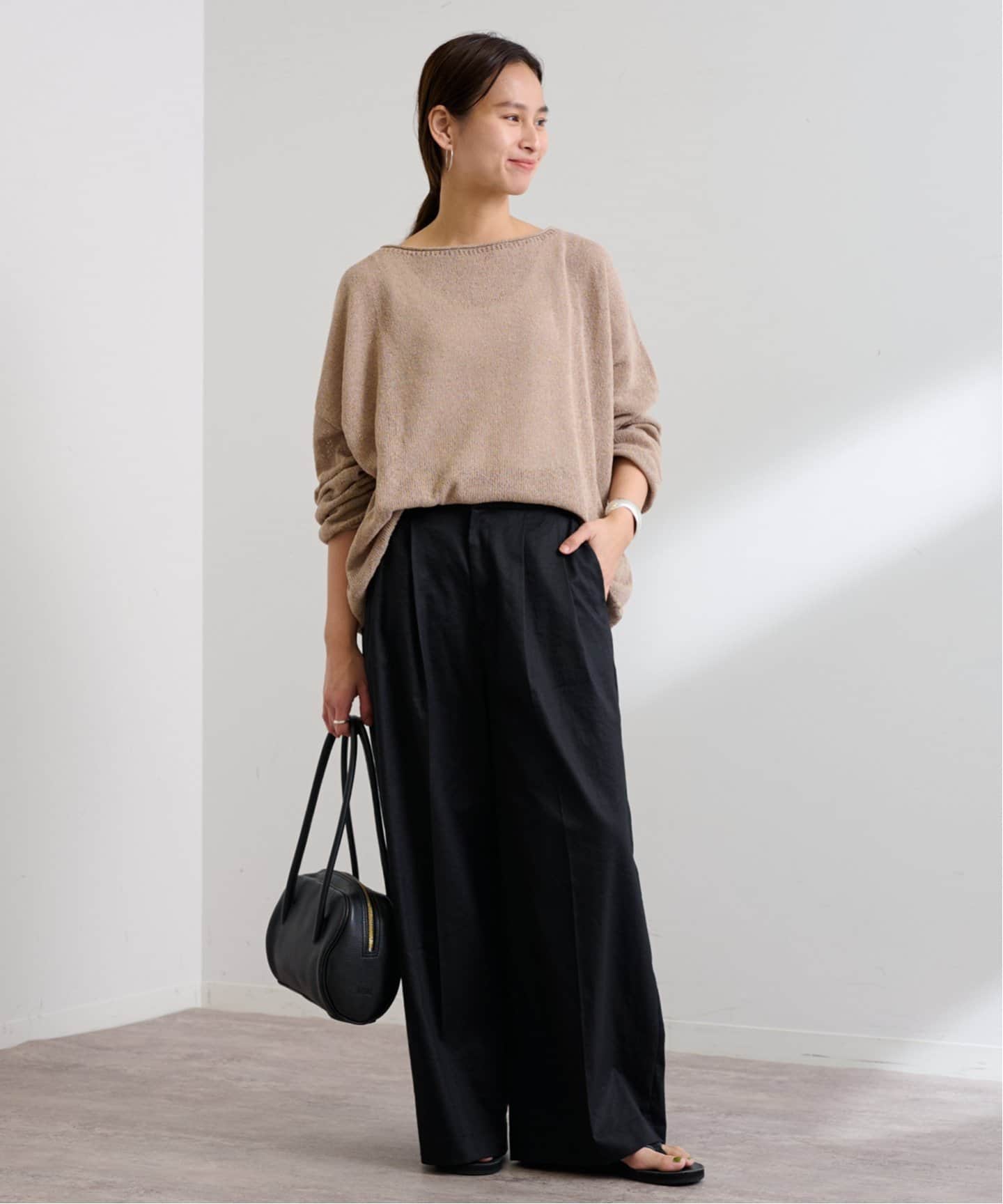 サスペンダーワイドパンツ（スラックス）｜FRAMeWORK（フレームワーク