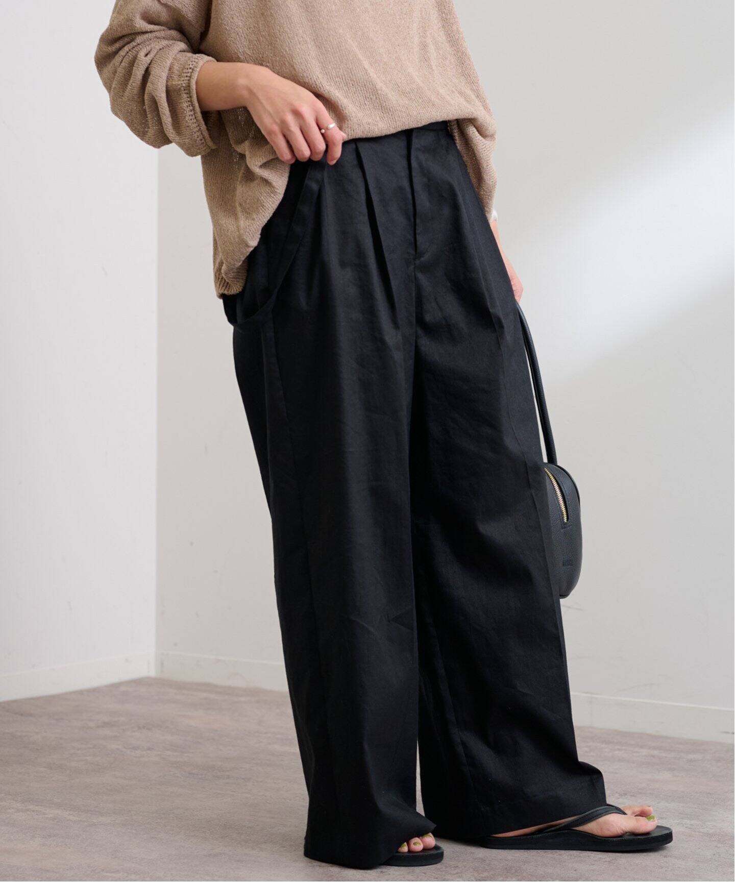 サスペンダーワイドパンツ（スラックス）｜FRAMeWORK（フレームワーク