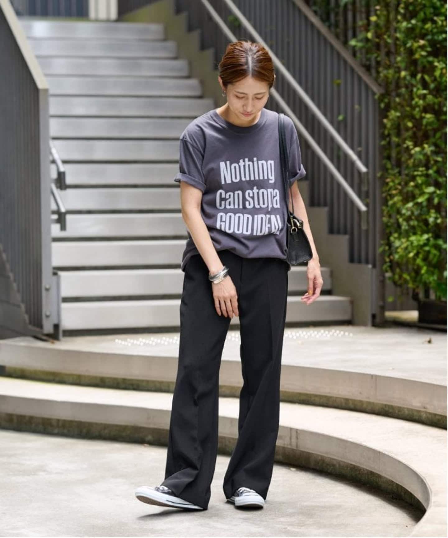 ≪一部カラーWEB限定 / 追加≫セミフレアパンツ（スラックス