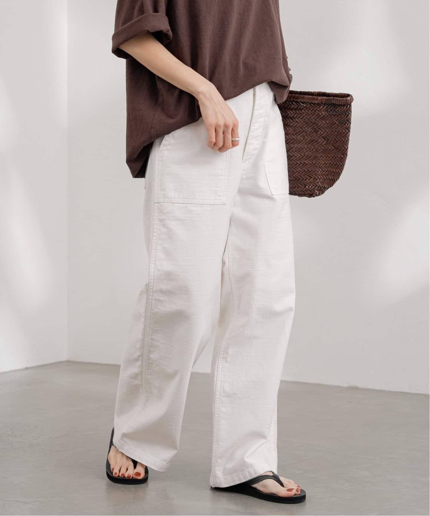 ≪追加≫バックサテンベイカーパンツ（カーゴパンツ）｜FRAMeWORK