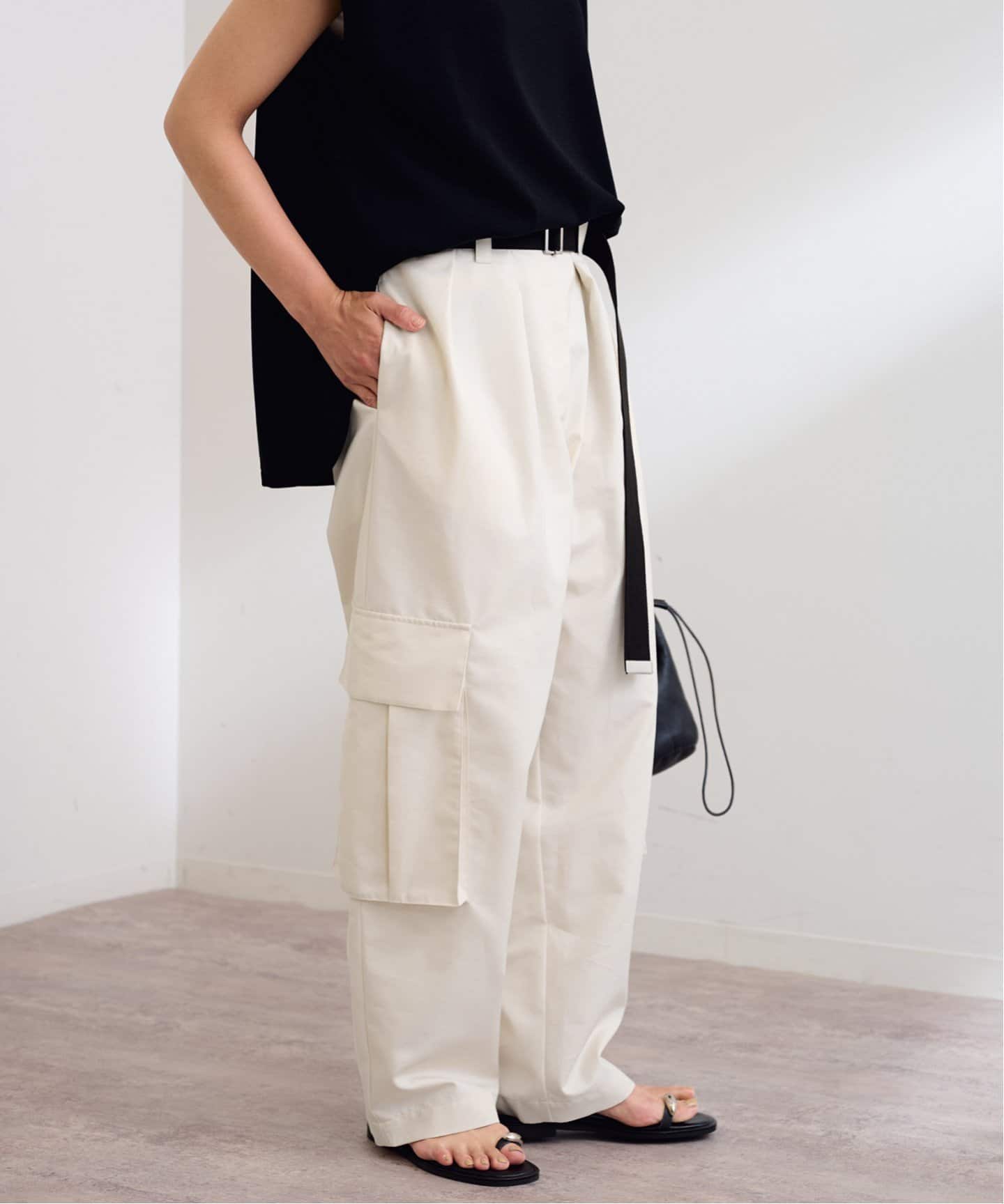 oll*FRAMeWORK ハイウエストカーゴパンツ（カーゴパンツ）｜FRAMeWORK