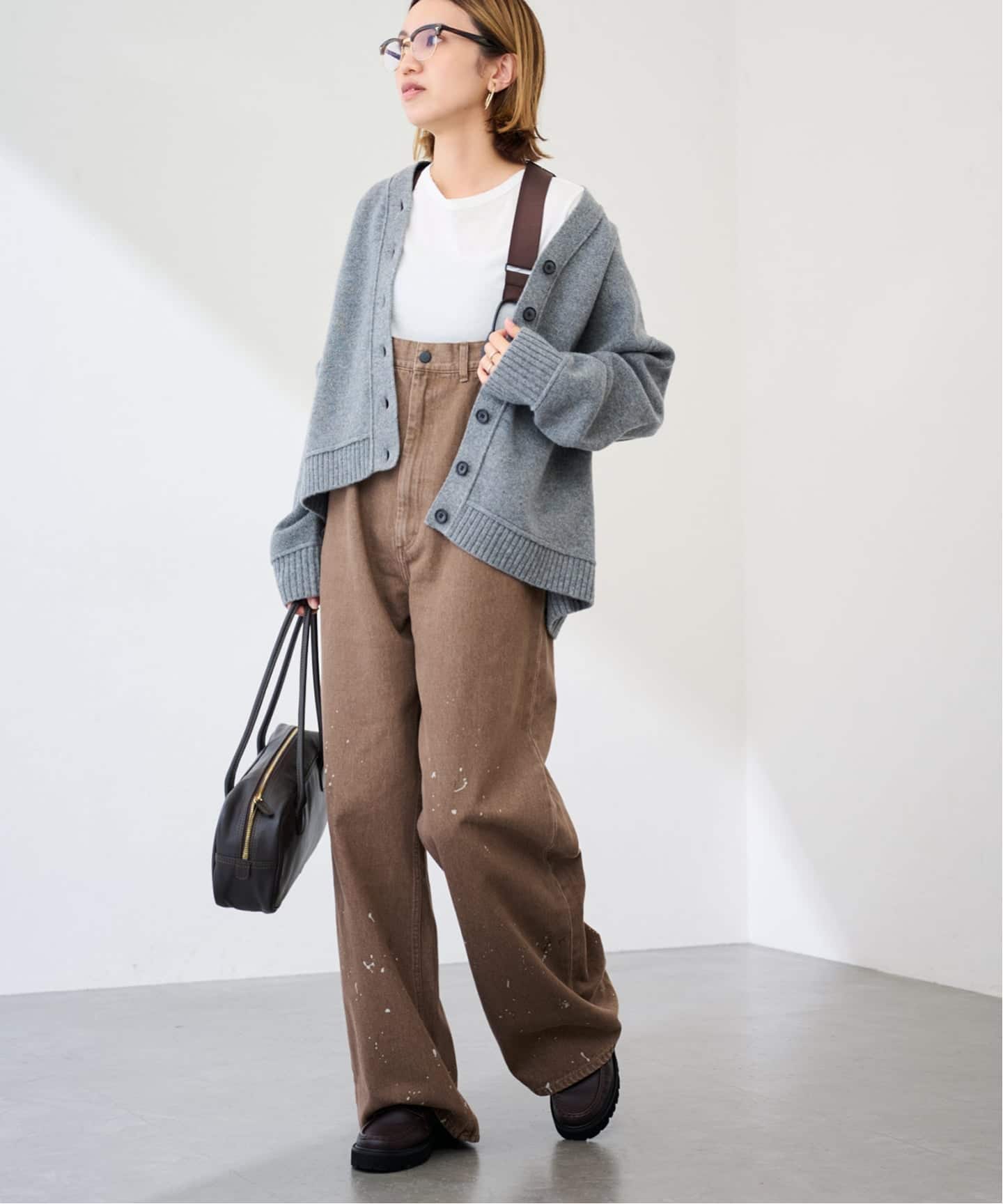 PAYDAY /ペイデイ サスペンダー付きペイント加工デニム（デニムパンツ