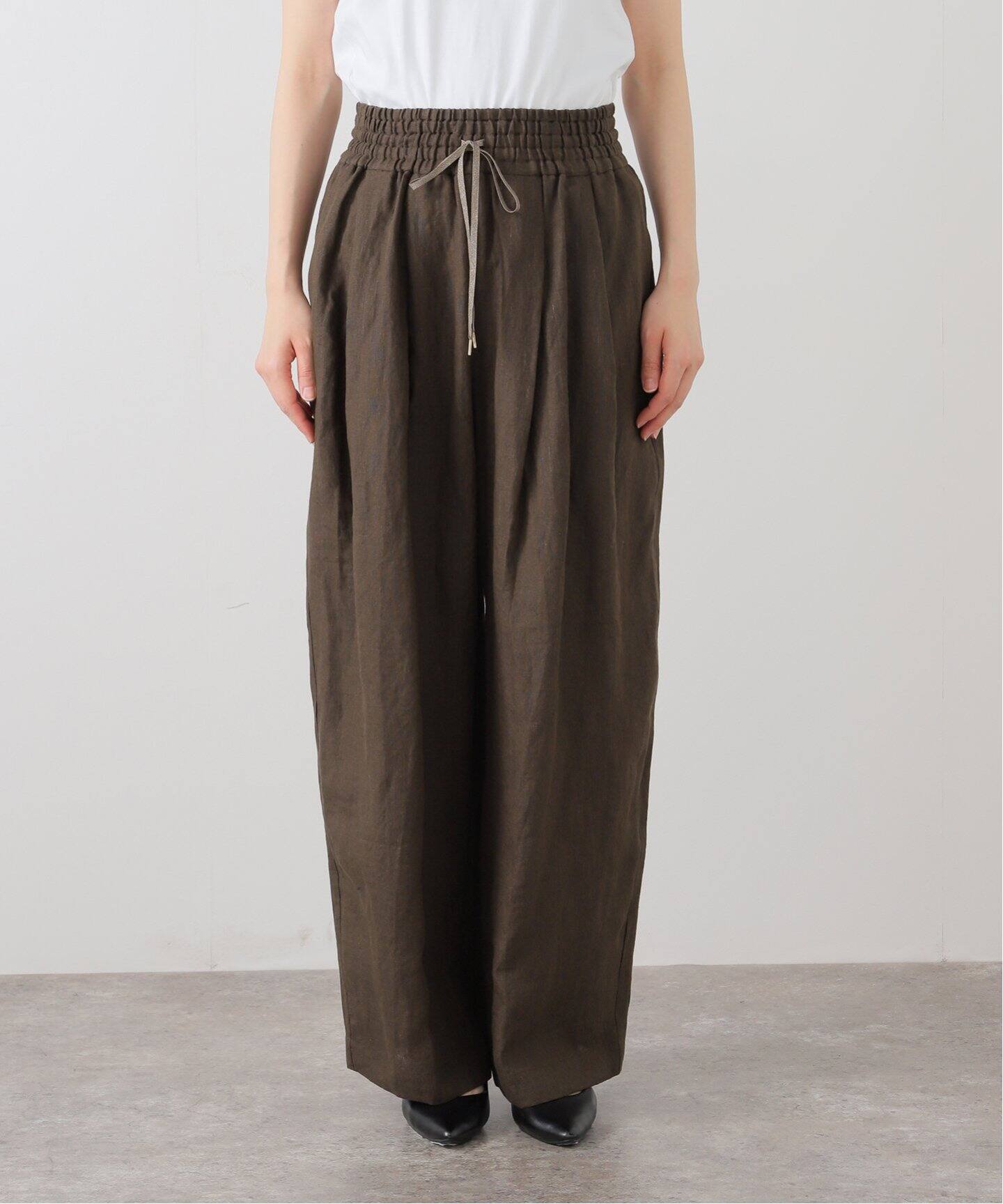 追加2》ヘンプリネンワイドイージーパンツ（スラックス）｜JOURNAL