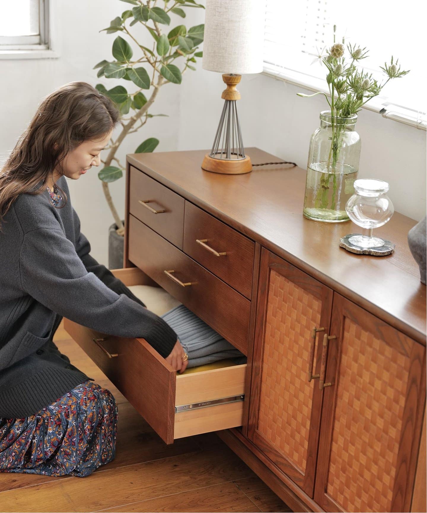 大型商品》BROOKS SIDE BOARD ブルックスサイドボード（収納家具