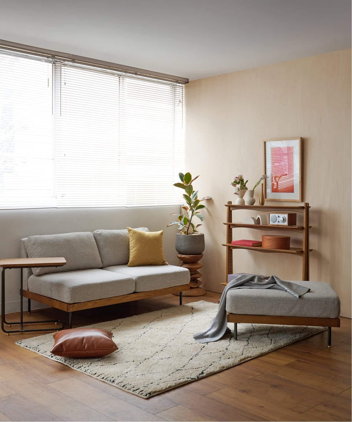 大型商品》LILLE SOFA 2P 2ND 25(IVORY) リルソファ（ソファ