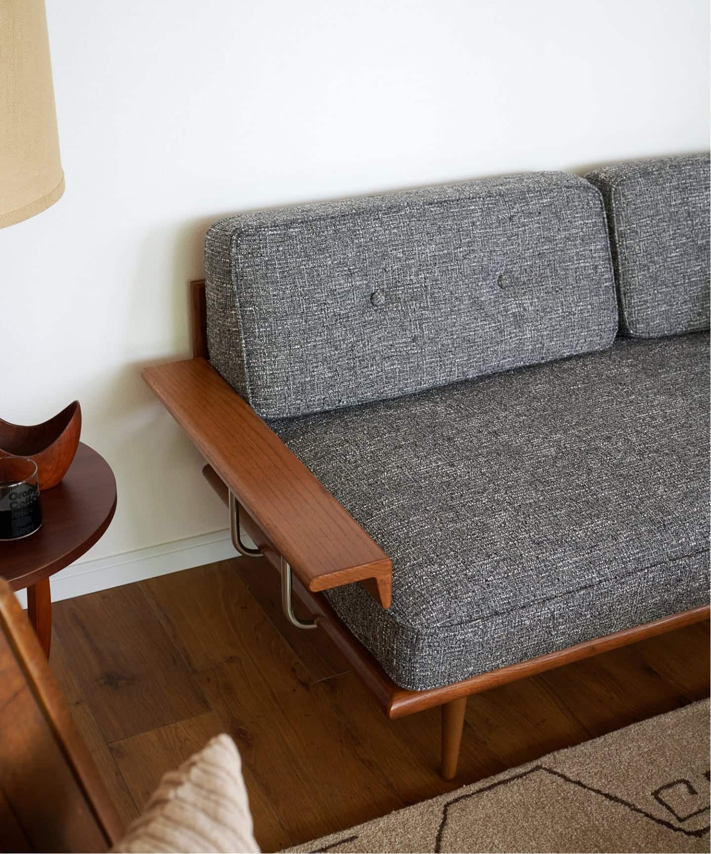 大型商品》CARDIFF SOFA W2100 2nd GRAY カーディフソファ（ソファ