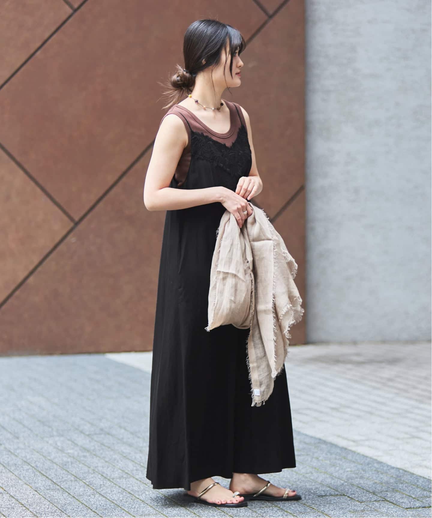 WEB限定/追加予約》レースキャミソールワンピース（ワンピース）｜IENA