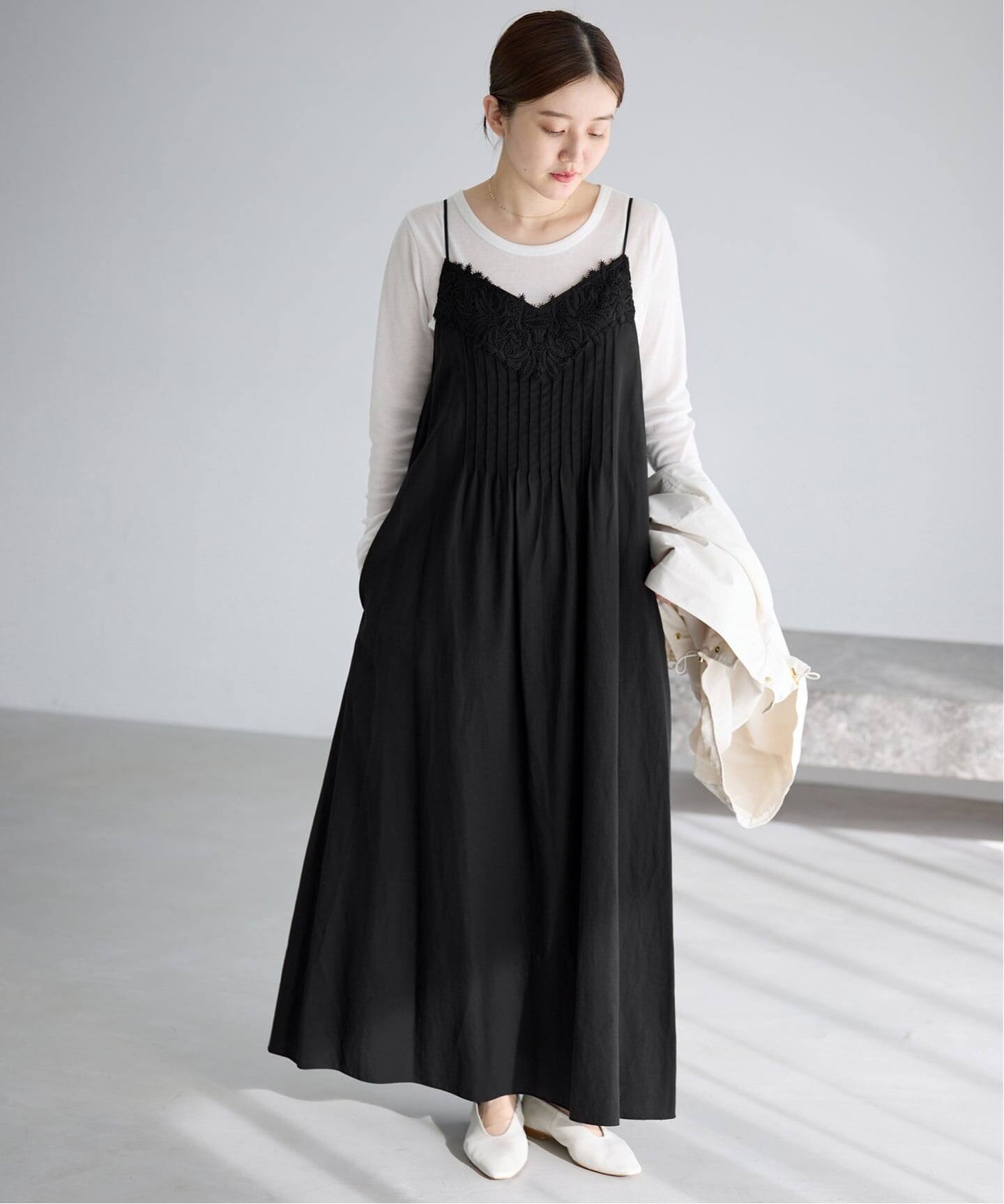 WEB限定/追加予約》レースキャミソールワンピース（ワンピース）｜IENA