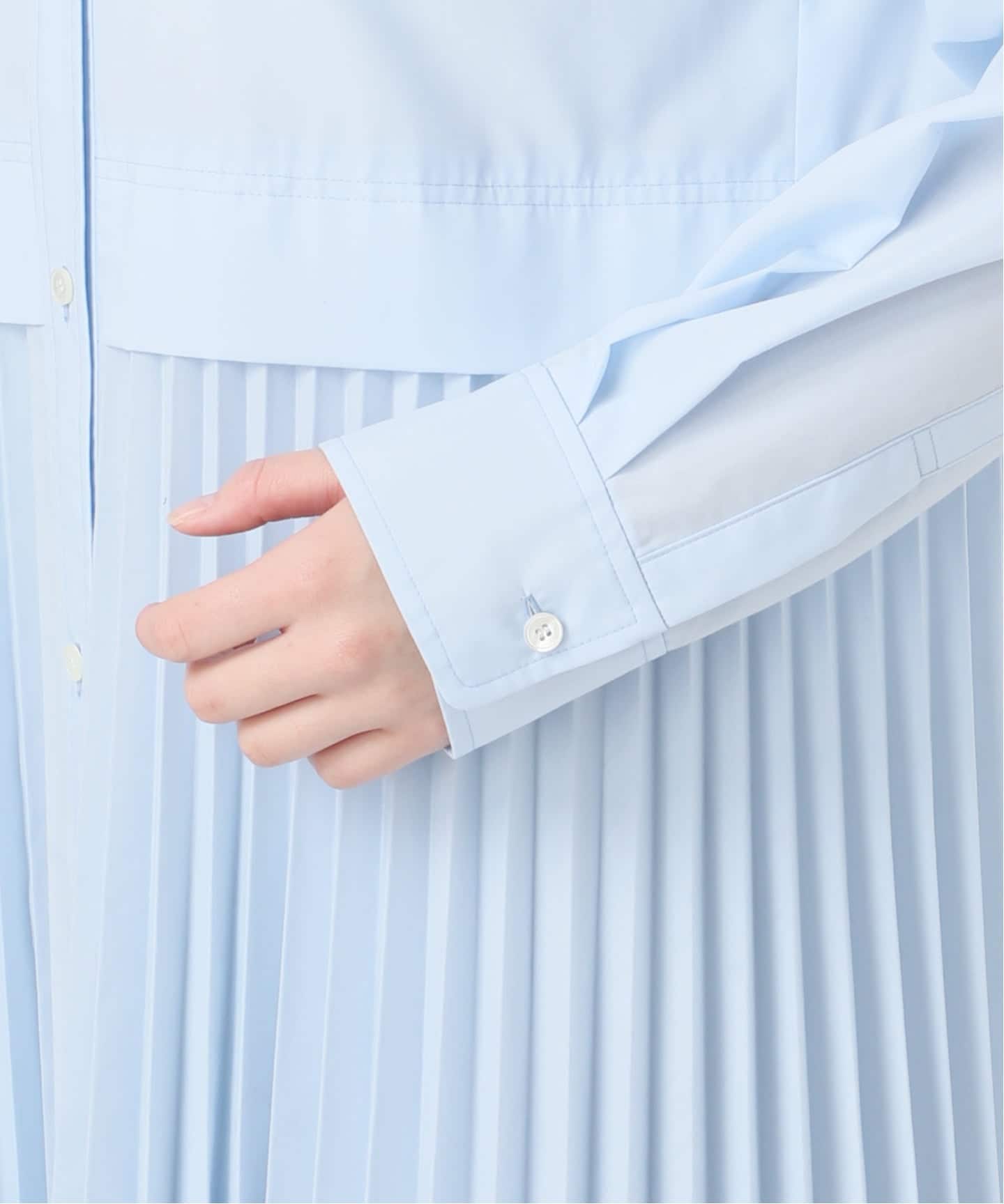 追加予約》プリーツシャツワンピース（ワンピース）｜NOBLE（ノーブル