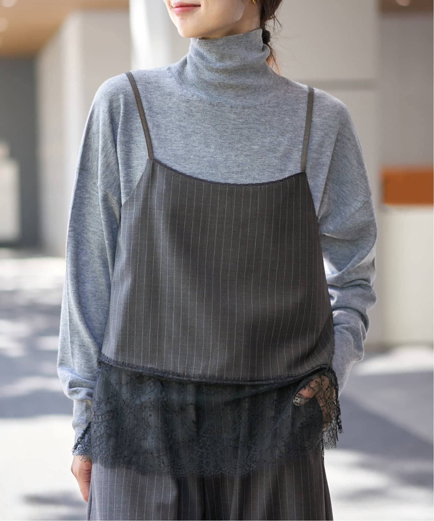 追加》レースヘムキャミソール（シャツ／ブラウス）｜IENA（イエナ）の