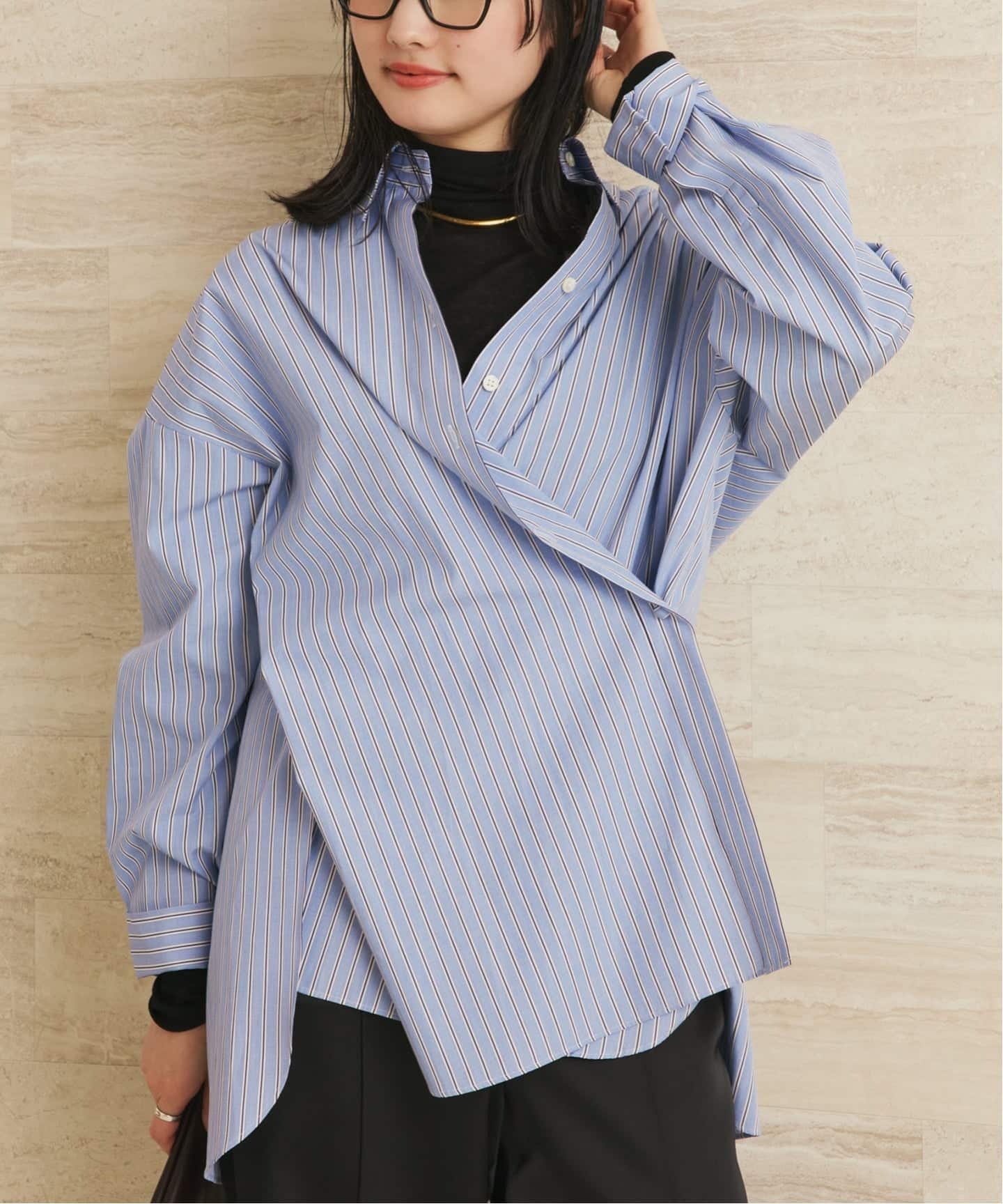 追加》R'IAM カシュクールシャツ（シャツ／ブラウス）｜Plage