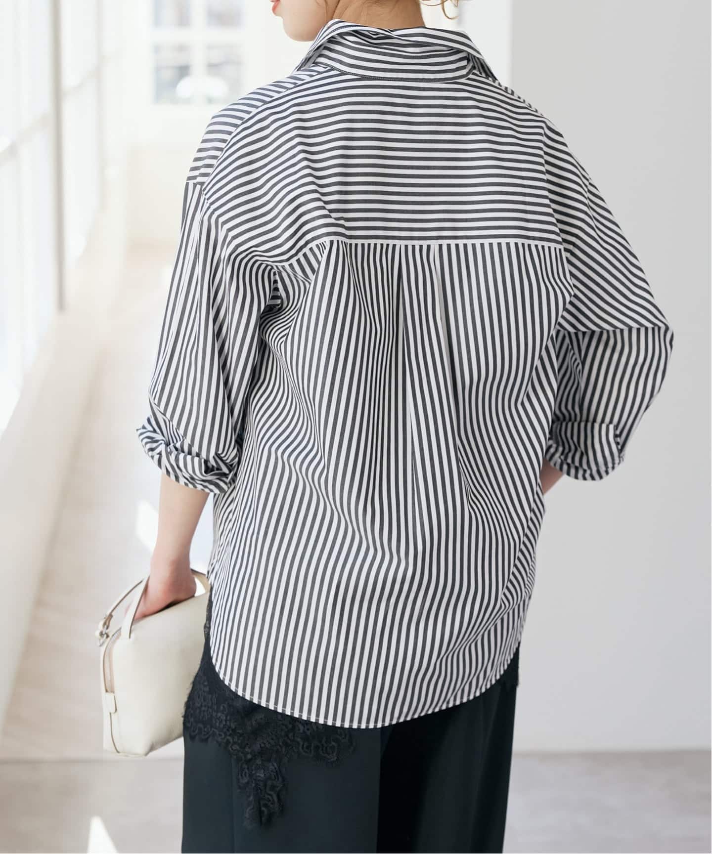 新色有り / 追加2予約》50コットンコンパクトシャツ（シャツ／ブラウス