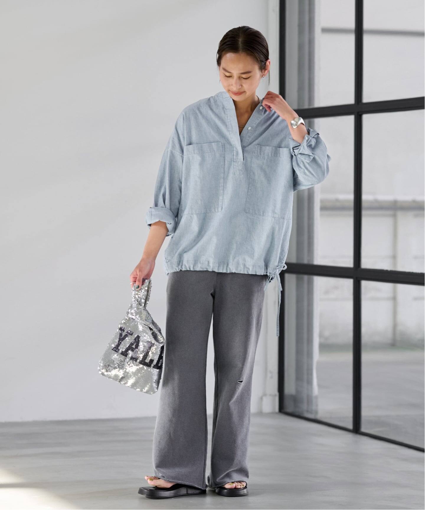 ≪WEB限定 / 追加予約≫ダンガリードロストシャツ（シャツ／ブラウス