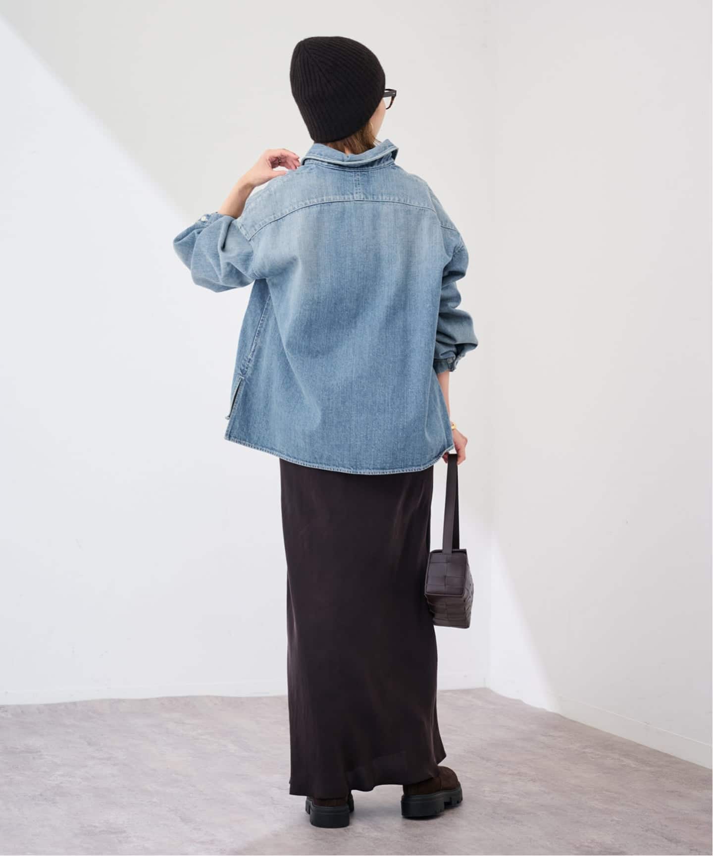 ≪WEB限定 / 追加予約≫デニムプルオーバーシャツ（シャツ／ブラウス