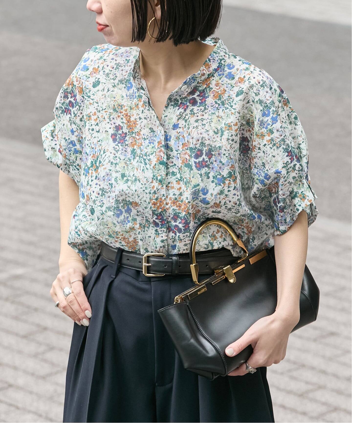 WEB限定追加予約》DEVEAUX/ドットタックスリーブシャツ（シャツ