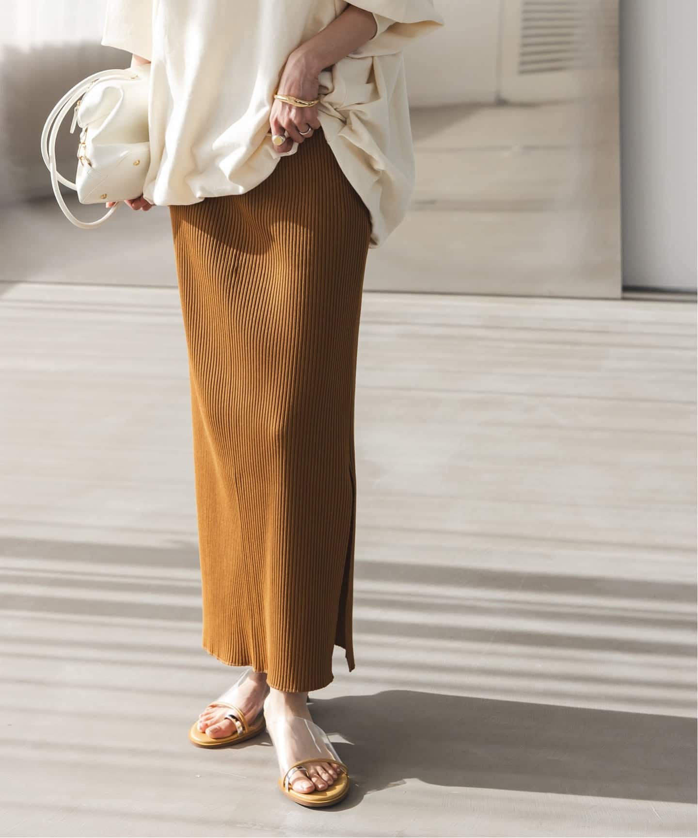 追加予約2》トタンテレコタイトスカート（ロング・マキシ丈スカート