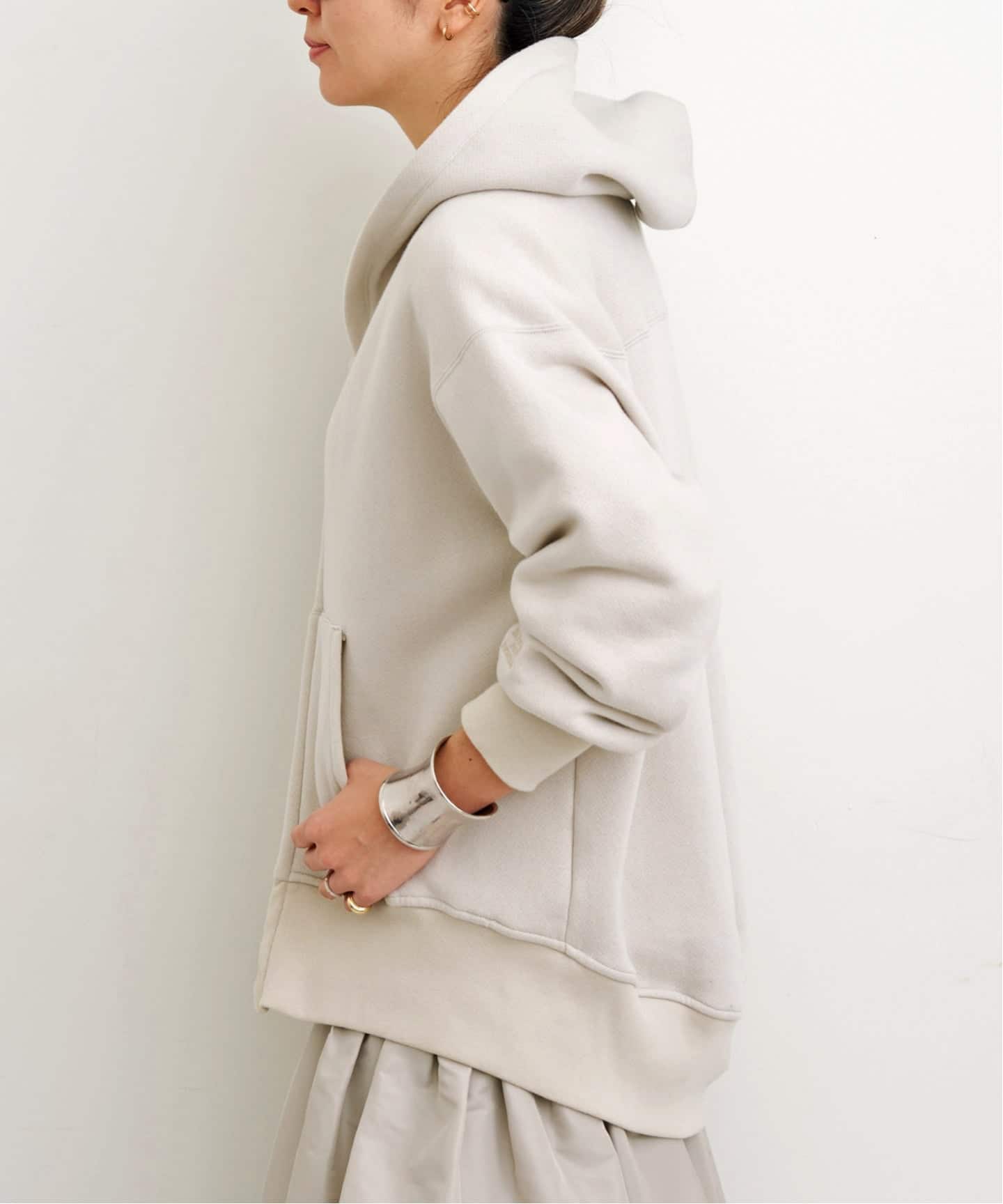 AMERICANA/アメリカーナ】 WIDE FULLZIP HOODIE（パーカー）｜L