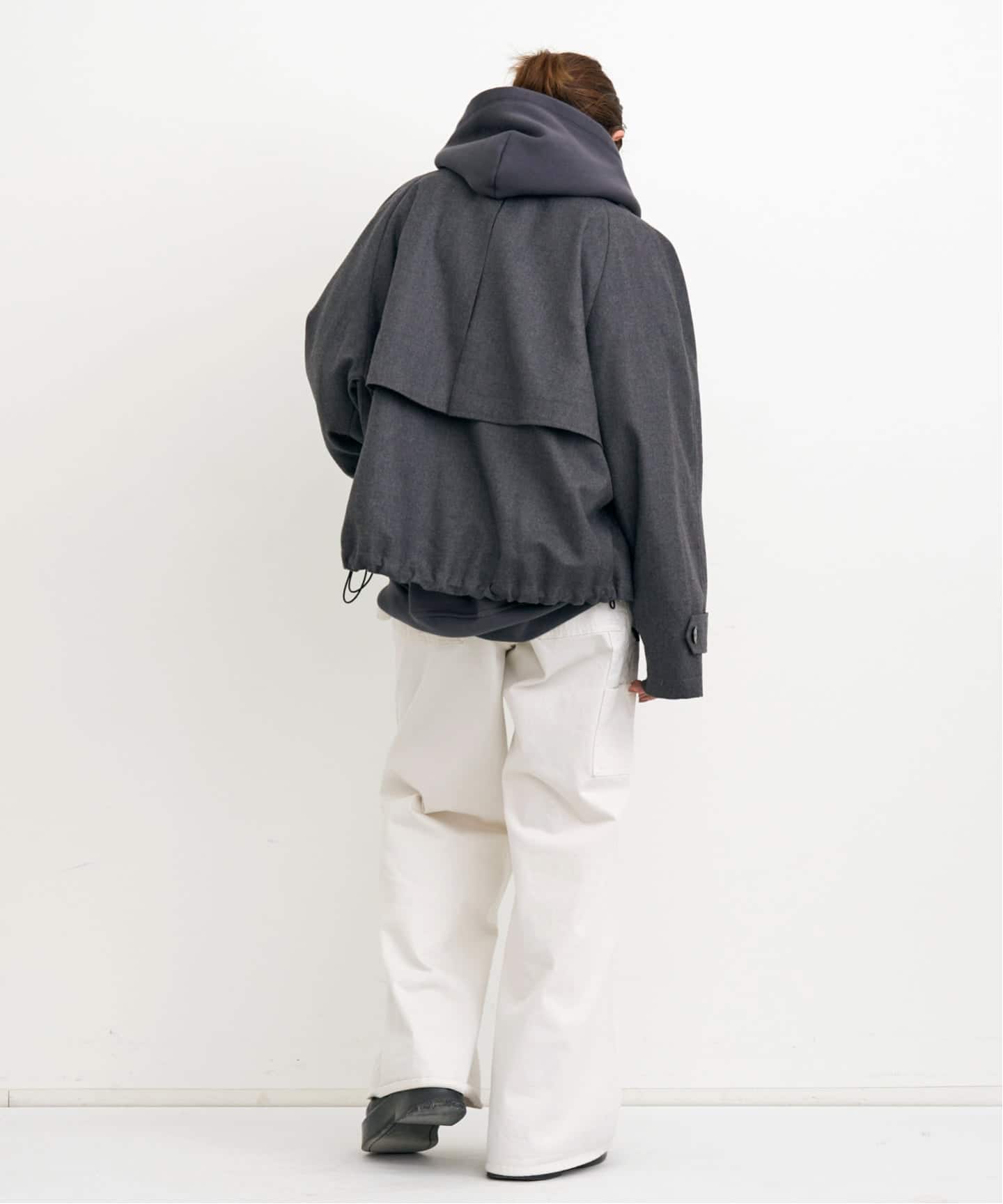 AMERICANA/アメリカーナ】 WIDE FULLZIP HOODIE（パーカー）｜L