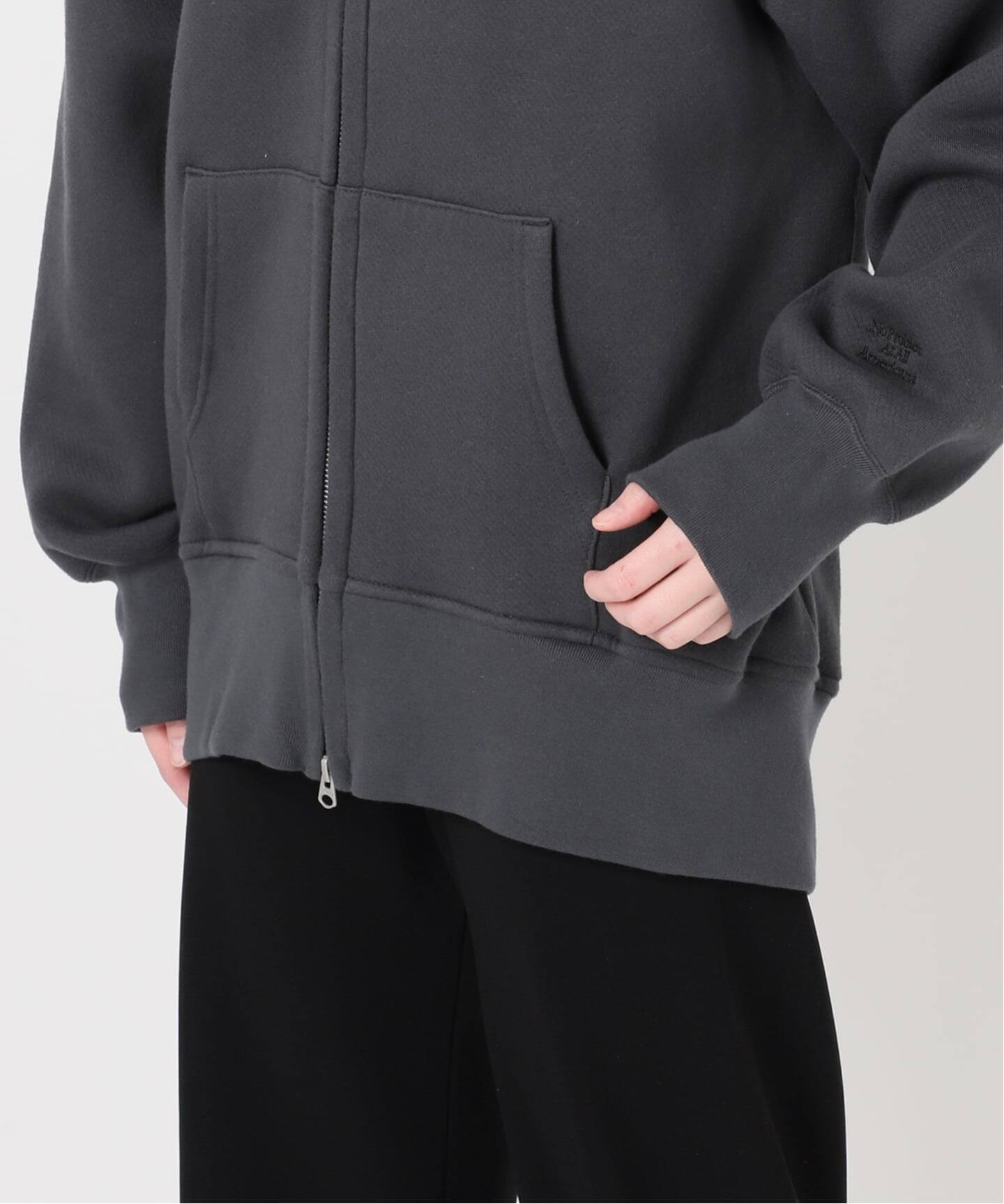 AMERICANA/アメリカーナ】 WIDE FULLZIP HOODIE（パーカー）｜L