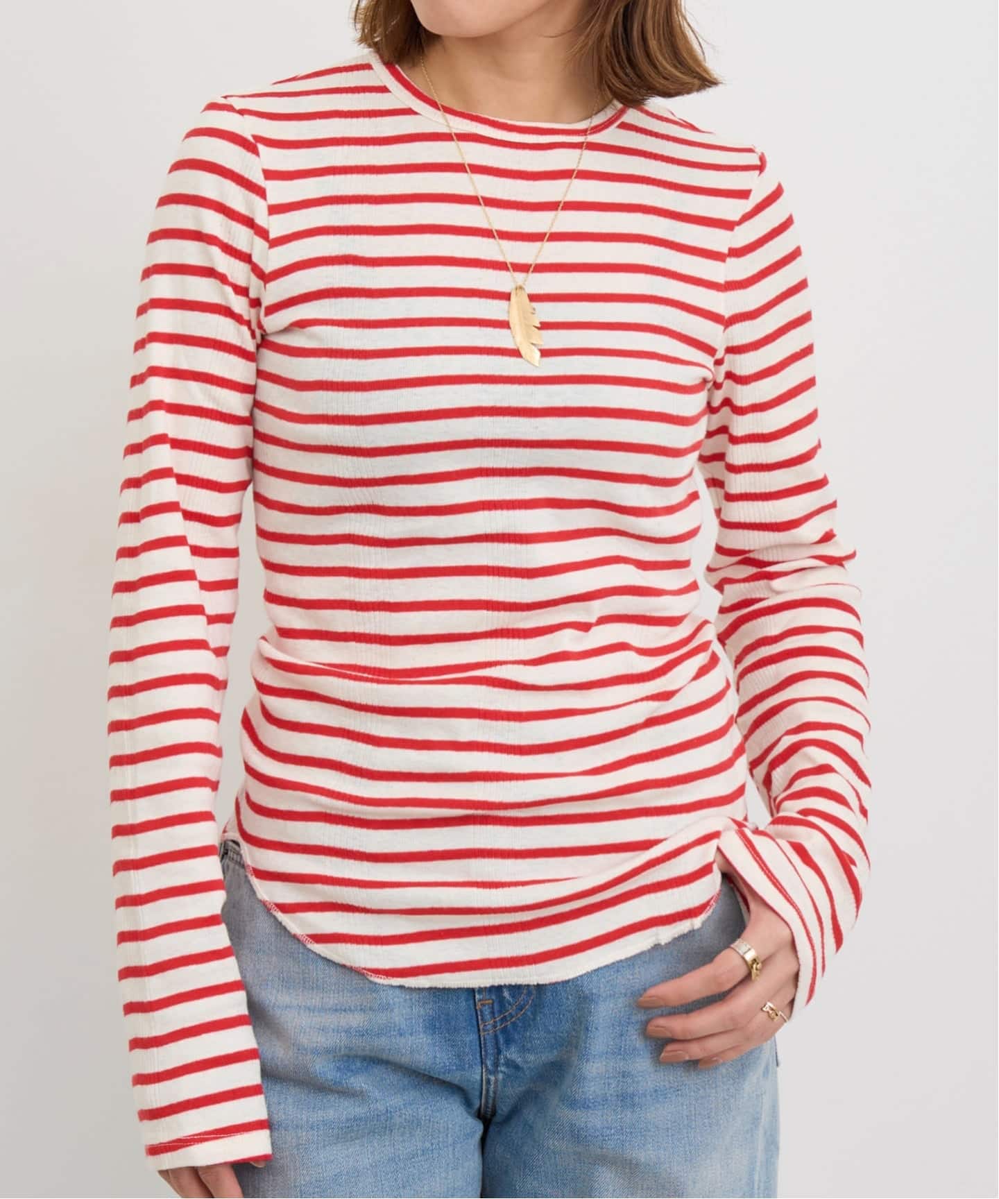GOOD GRIEF!/グッド グリーフ】 Border Long Sleeve Tee（Tシャツ