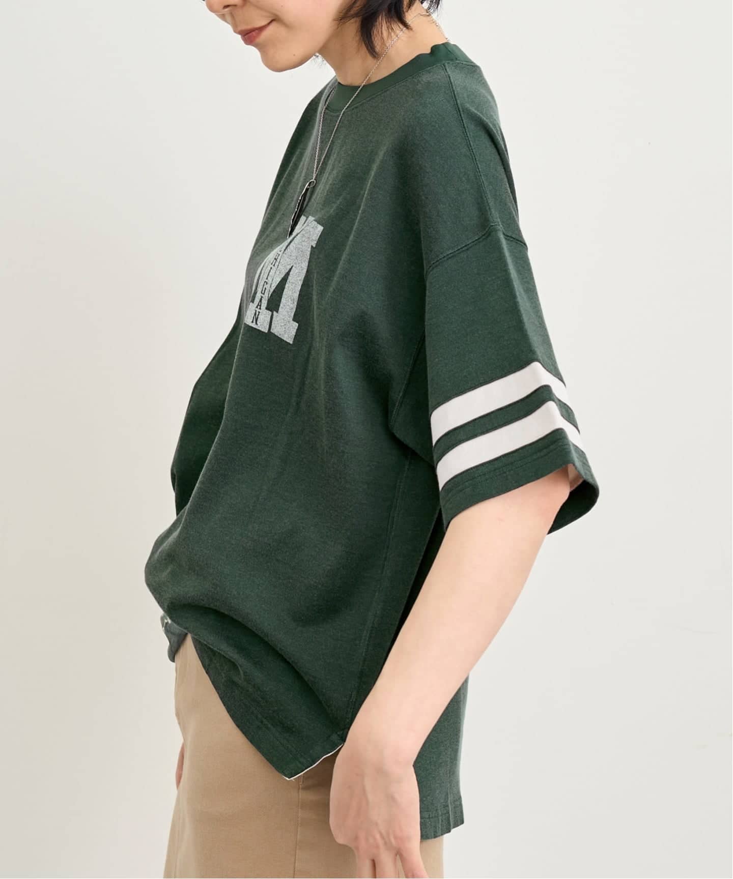 REMI RELIEF/レミ レリーフ】 M PRINT FOOTBALL TEE（Tシャツ