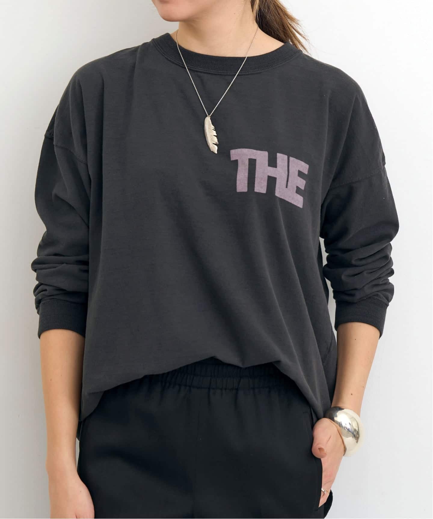 REMI RELIEF/レミ レリーフ】 LONG SLEEVE TEE（Tシャツ／カットソー