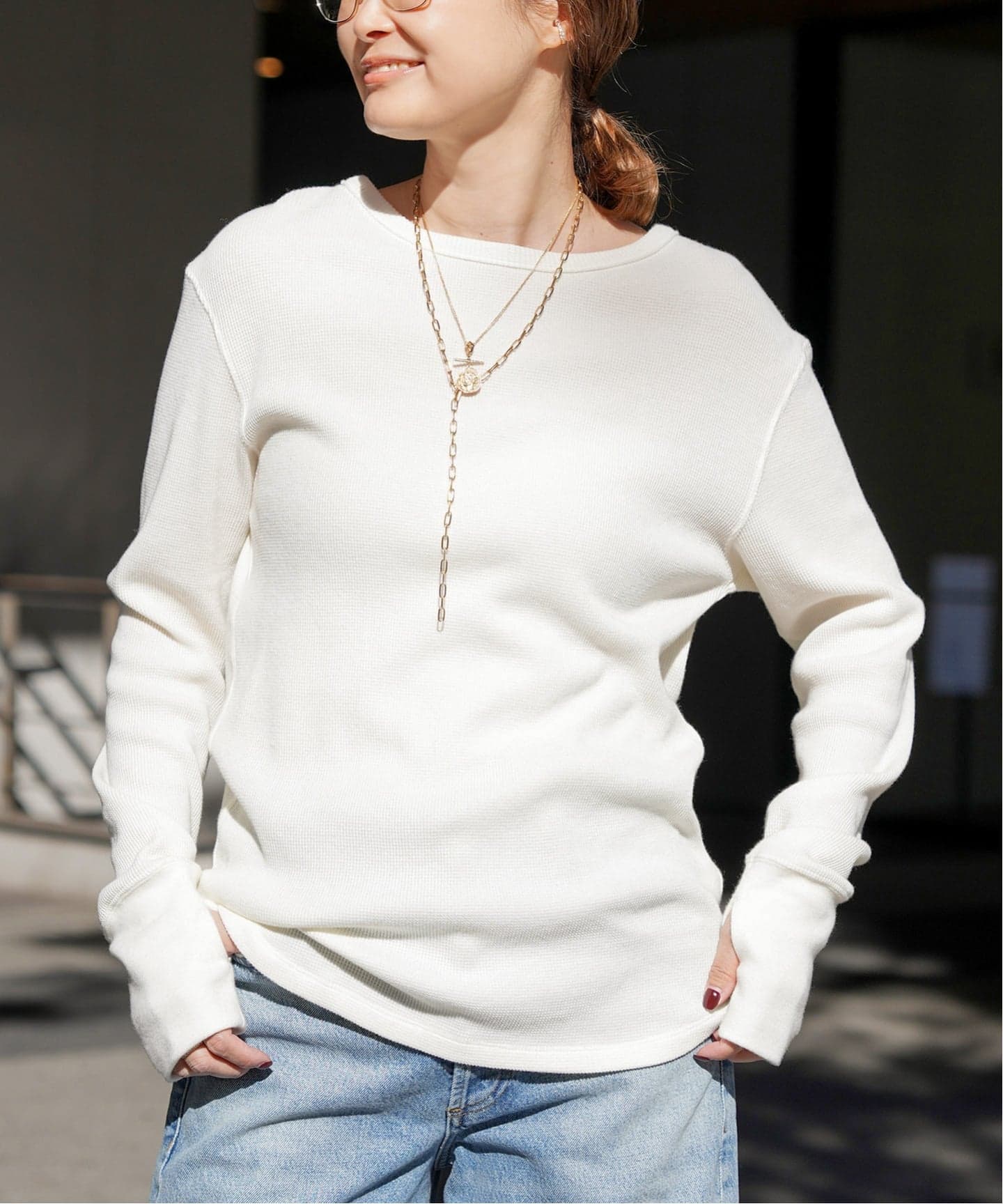 WOOLY WAFFLE プルオーバー（Tシャツ／カットソー）｜Deuxieme Classe