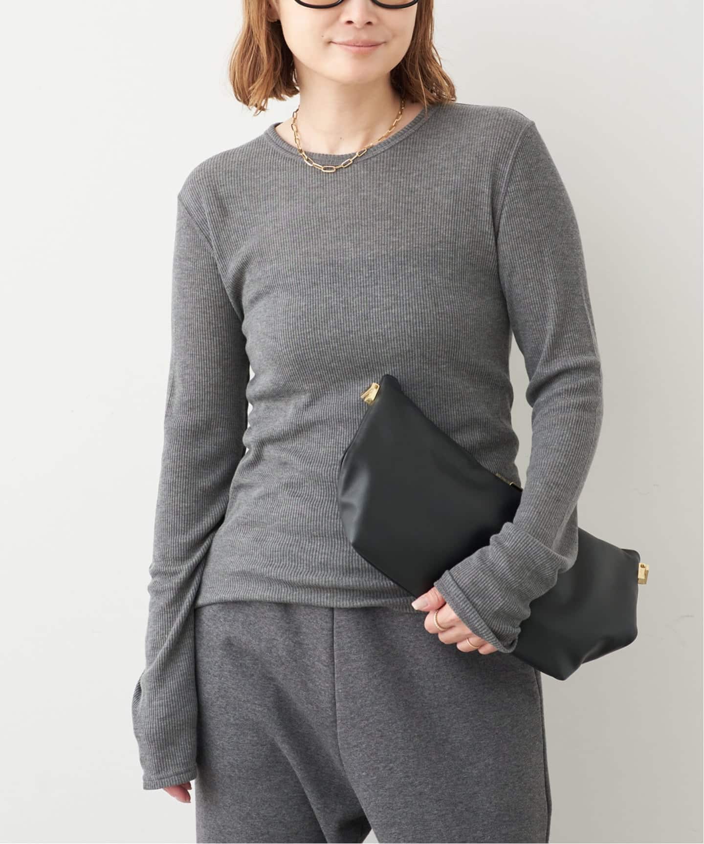 テレコ ロングスリーブ プルオーバー（Tシャツ／カットソー