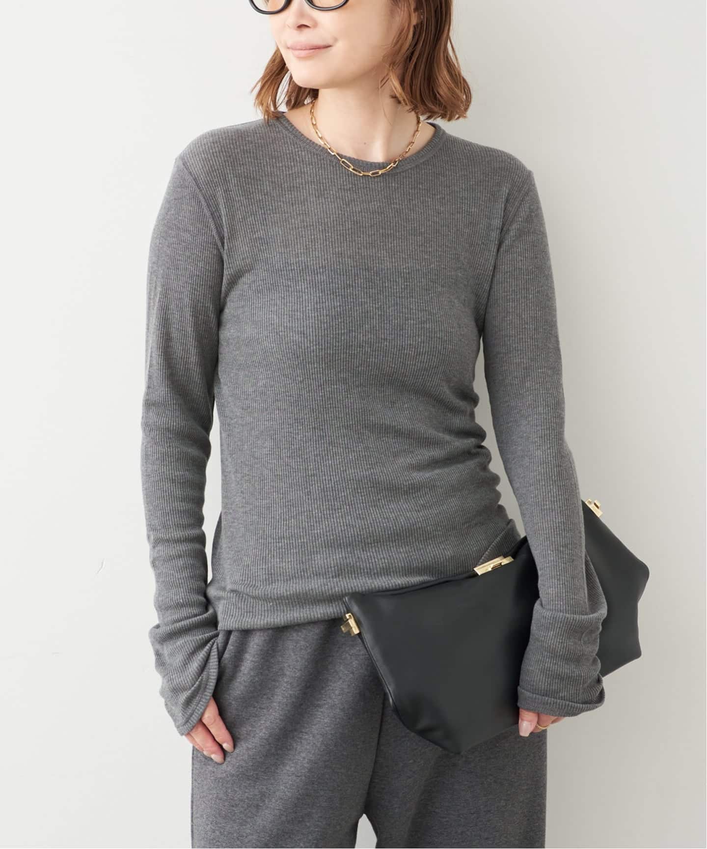 テレコ ロングスリーブ プルオーバー（Tシャツ／カットソー