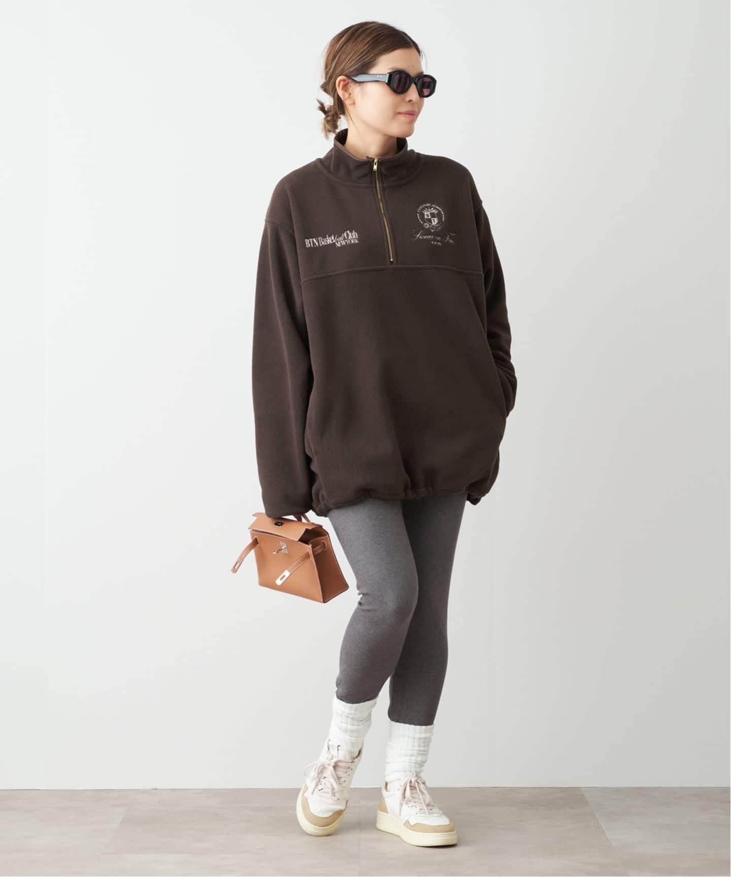 BTN Half Zip フリース（その他トップス）｜Deuxieme Classe