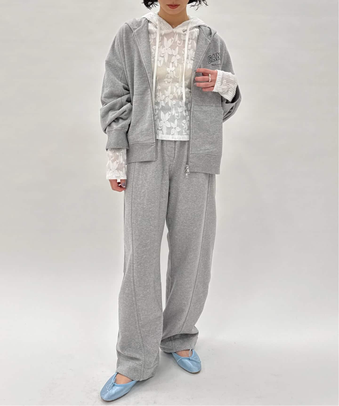 GANNI/ガニー】Essential Isoli Zip Hoodie（パーカー）｜EDIT.FOR