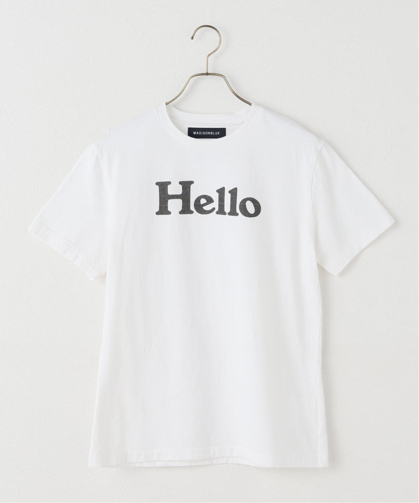 MADISONBLUE/マディソンブルー HELLO TEEH Tシャツ MB000-7001（T